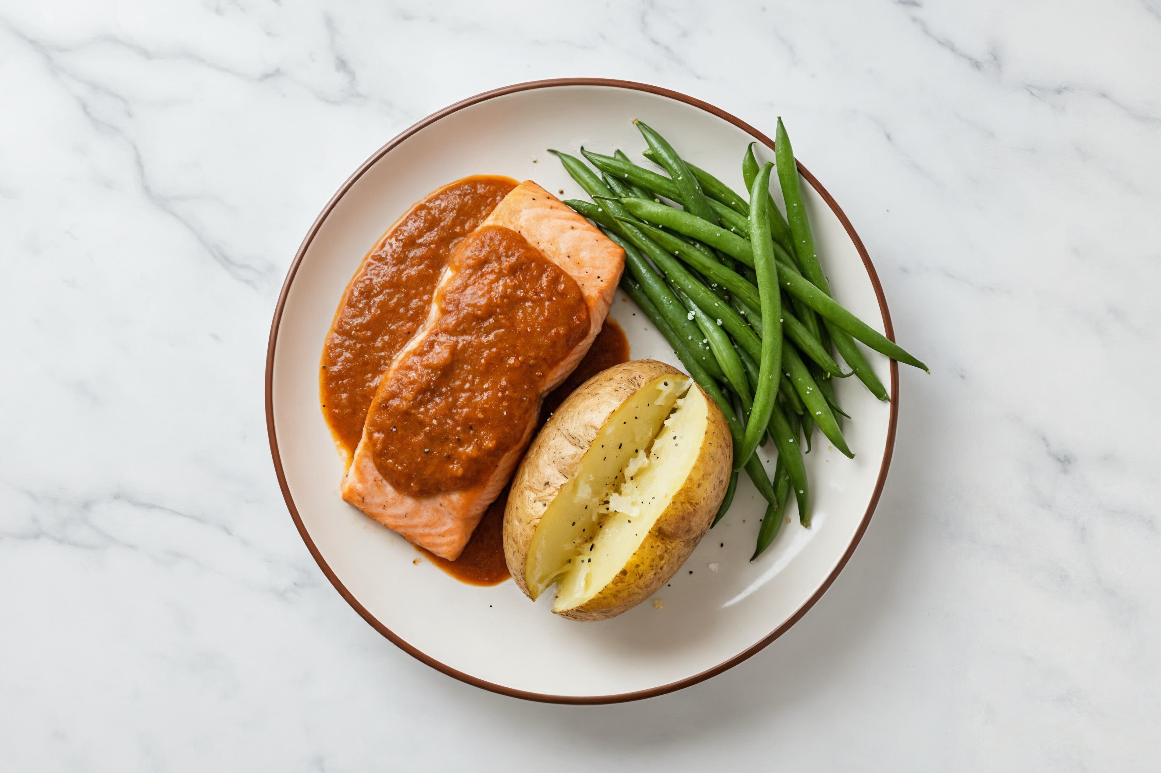 Tikka Masala Atlantic Salmon with Russet Potato & Organic Green Beans