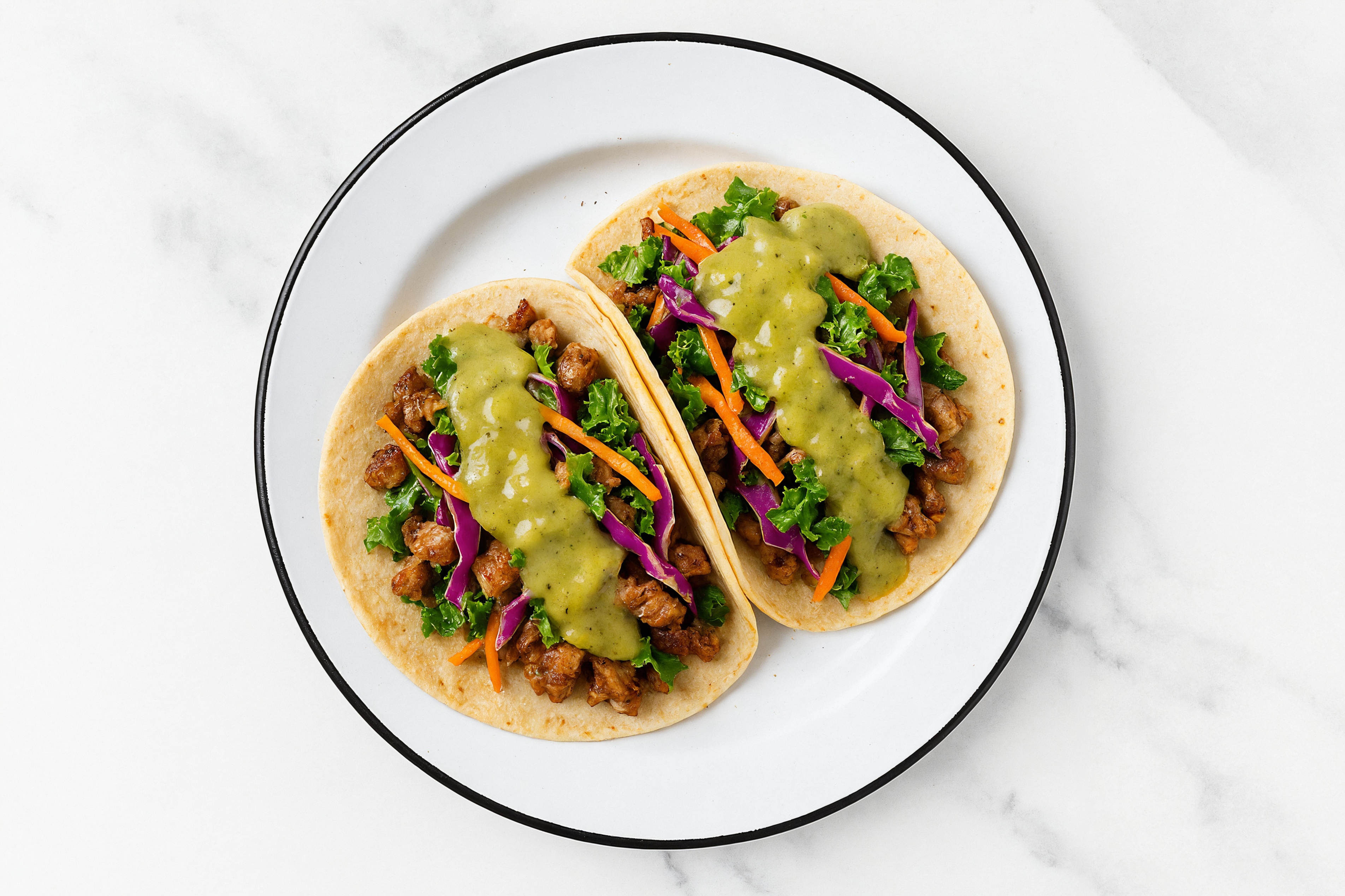 Herby Technicolor Carnitas Tacos