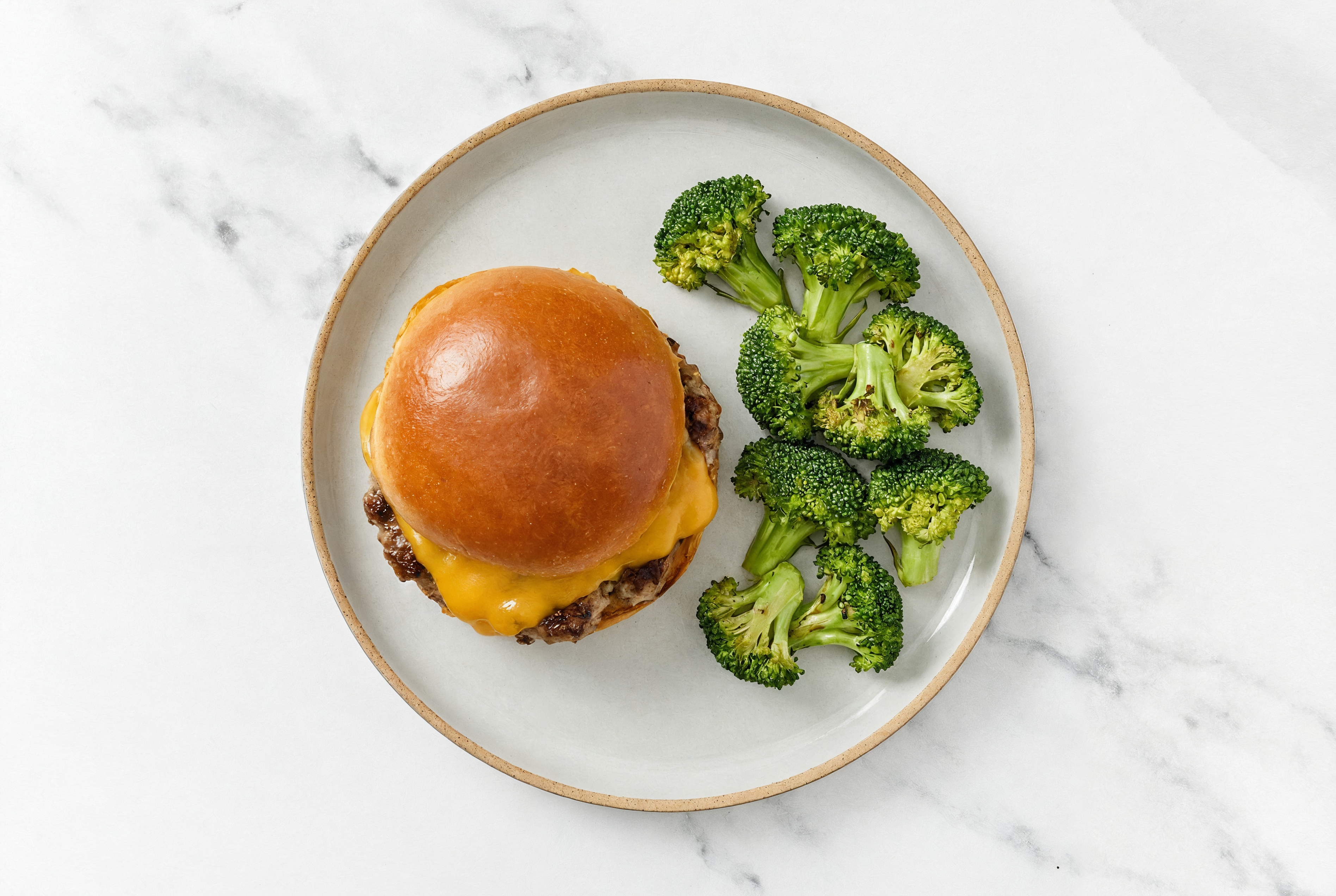 Cheesy Ranch Italian-Style Ground Beef Burgers