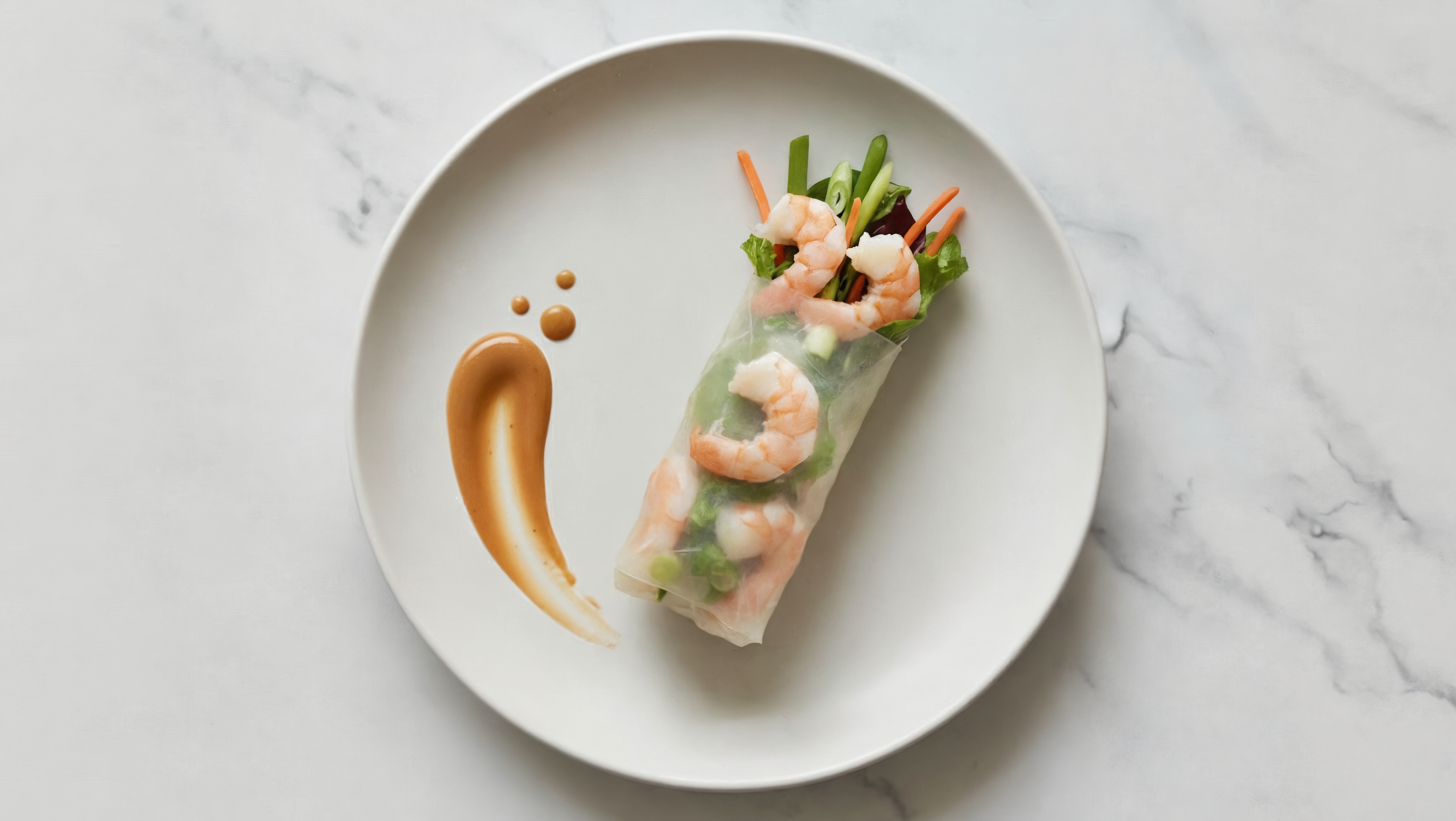 Super Scallion Jumbo Shrimp Summer Rolls