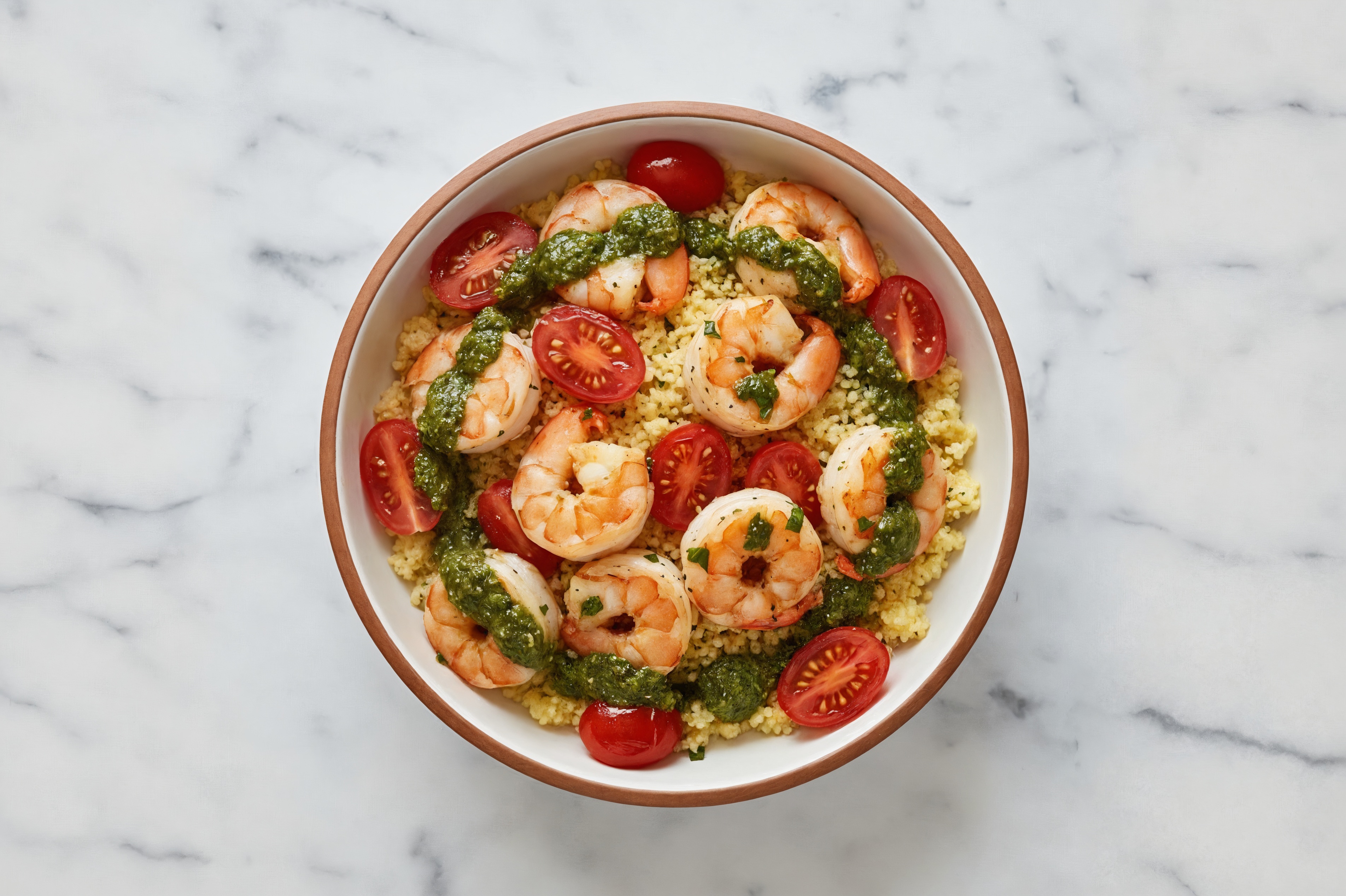 Chimichurri Jumbo Shrimp Couscous Bowl