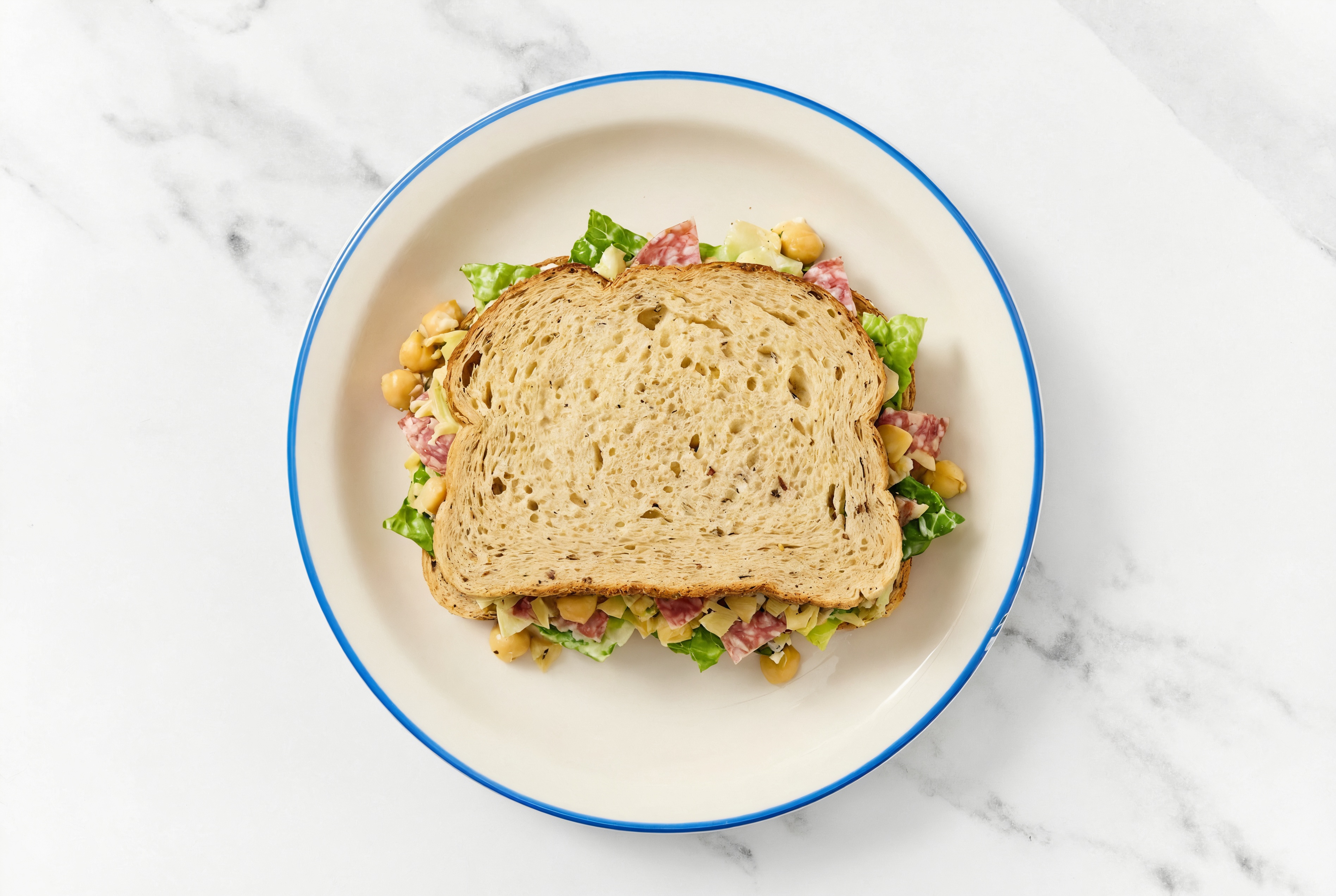 Herby Chopped La Scala Sandwich