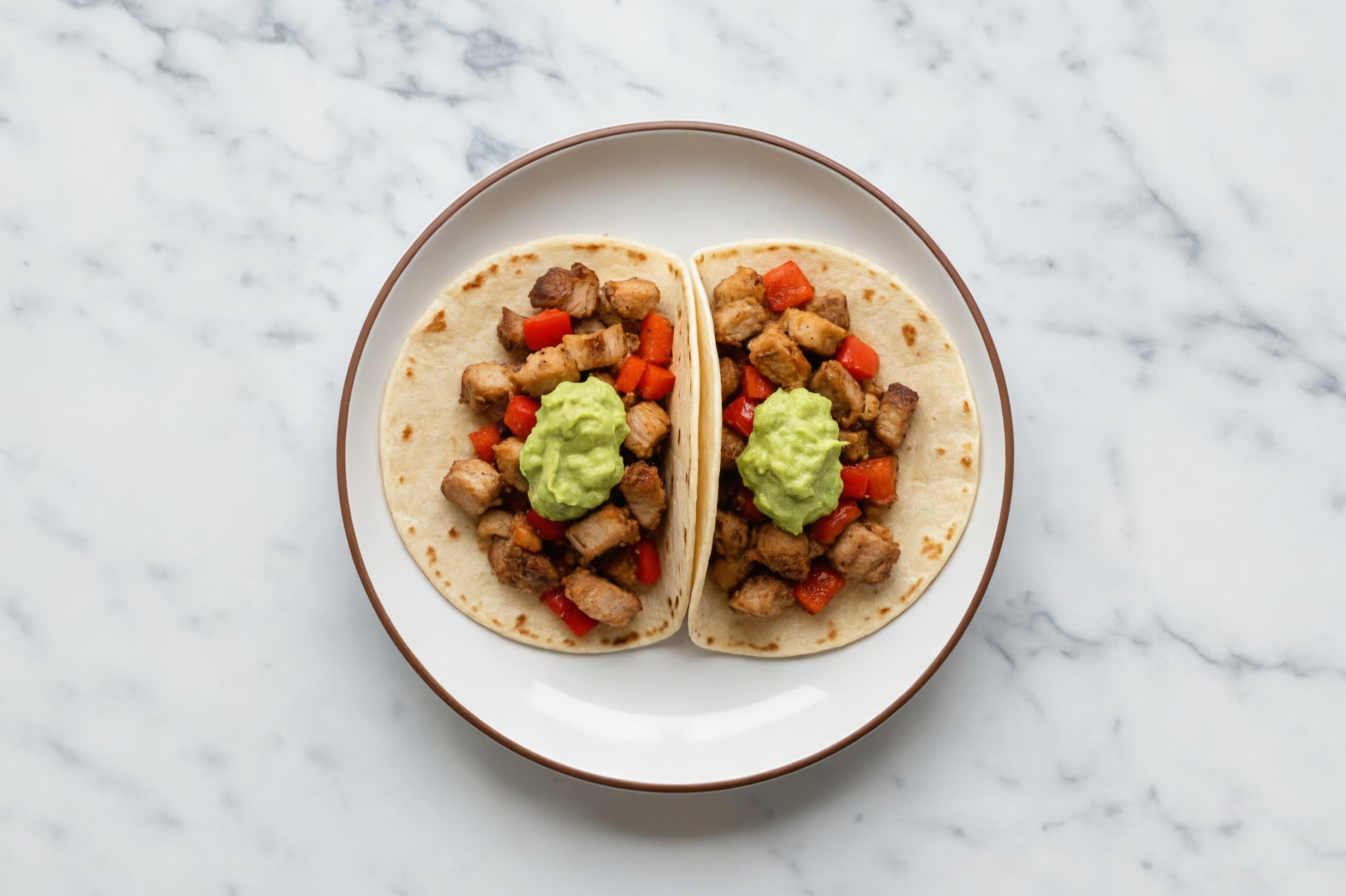 Roasted Carnitas + Bell Organic Pepper Tacos
