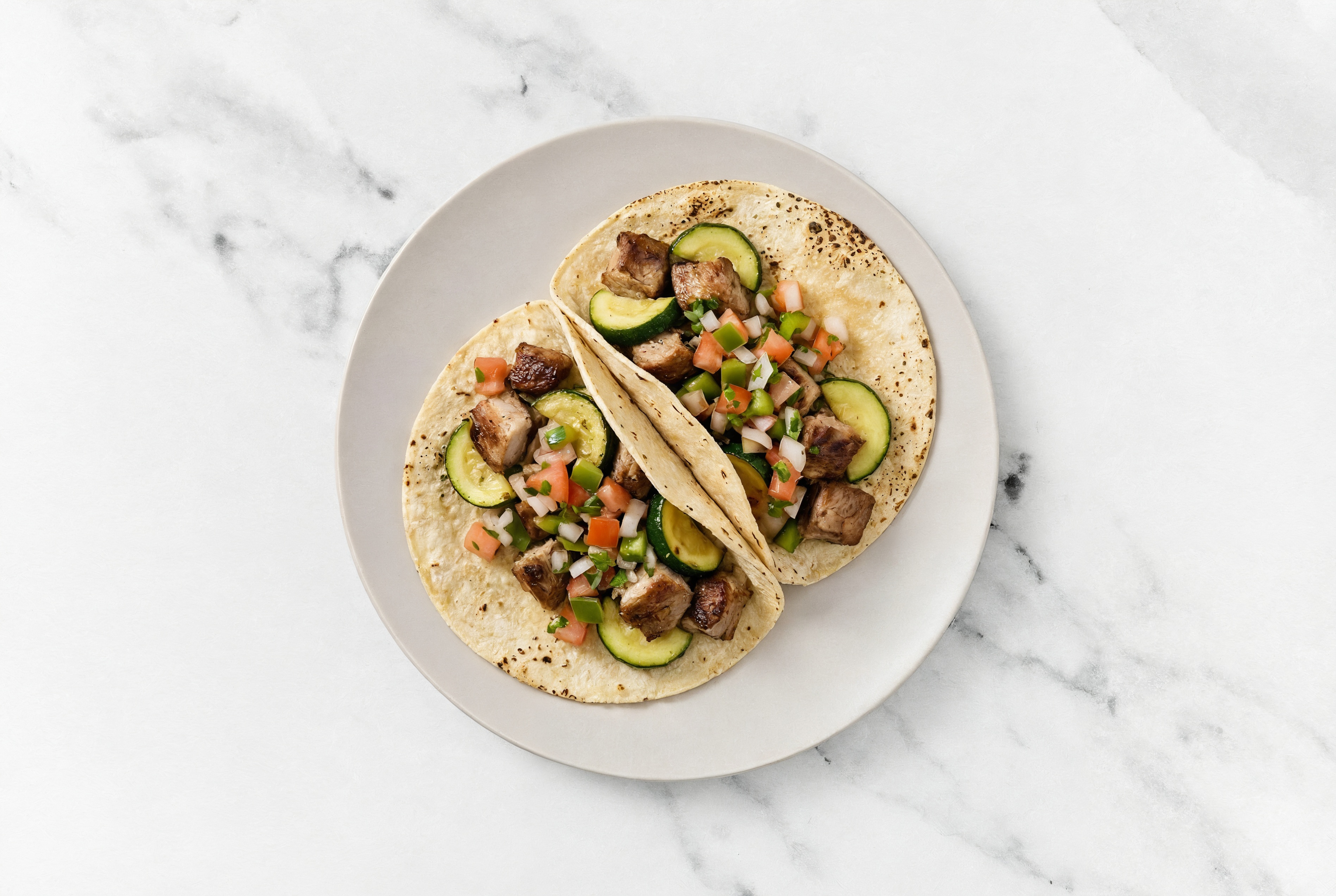  Extra Fresh Carnitas Tacos with Zucchini