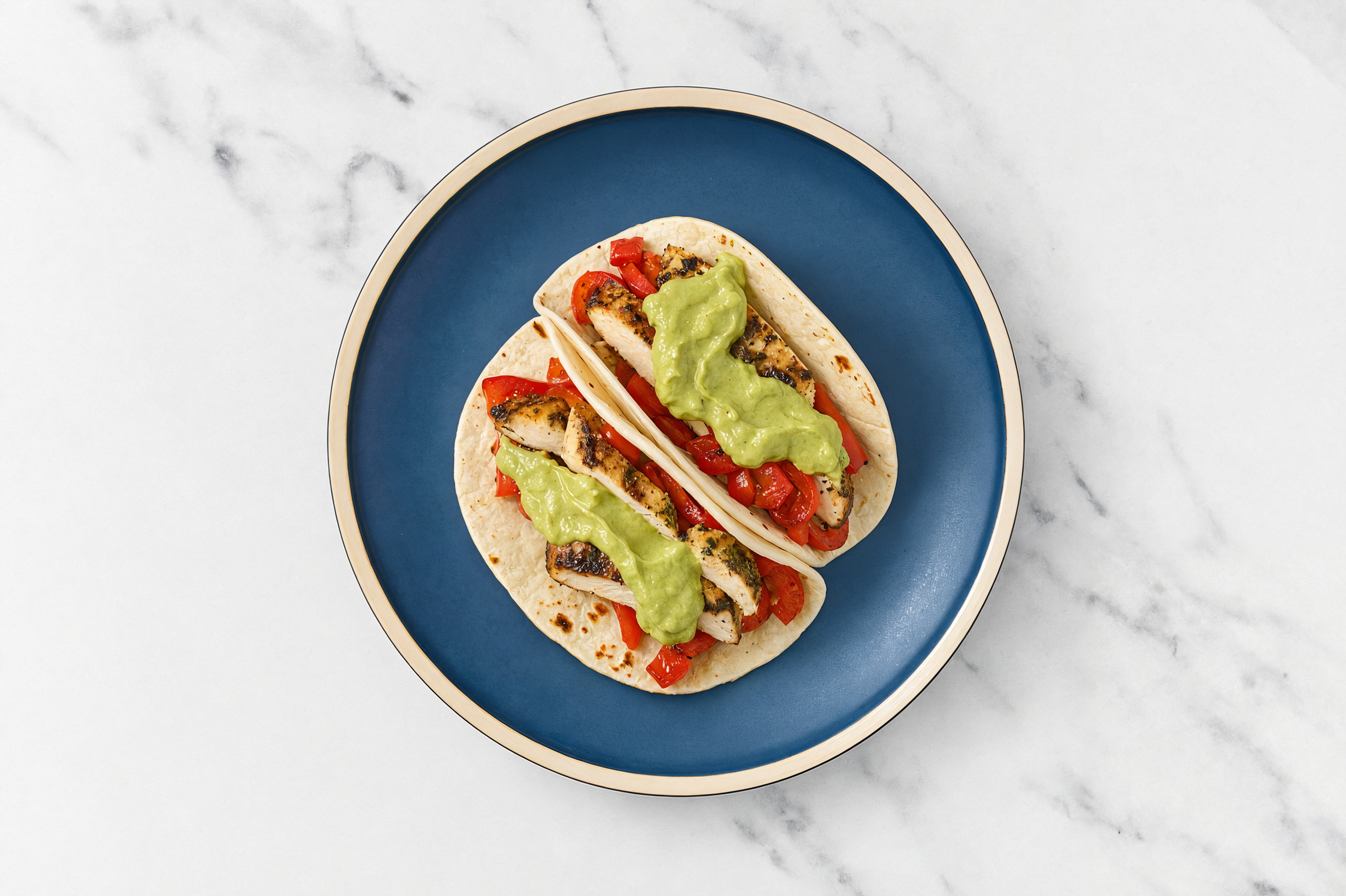  Extra Guac Mediterranean Grilled Chicken Breast Taco