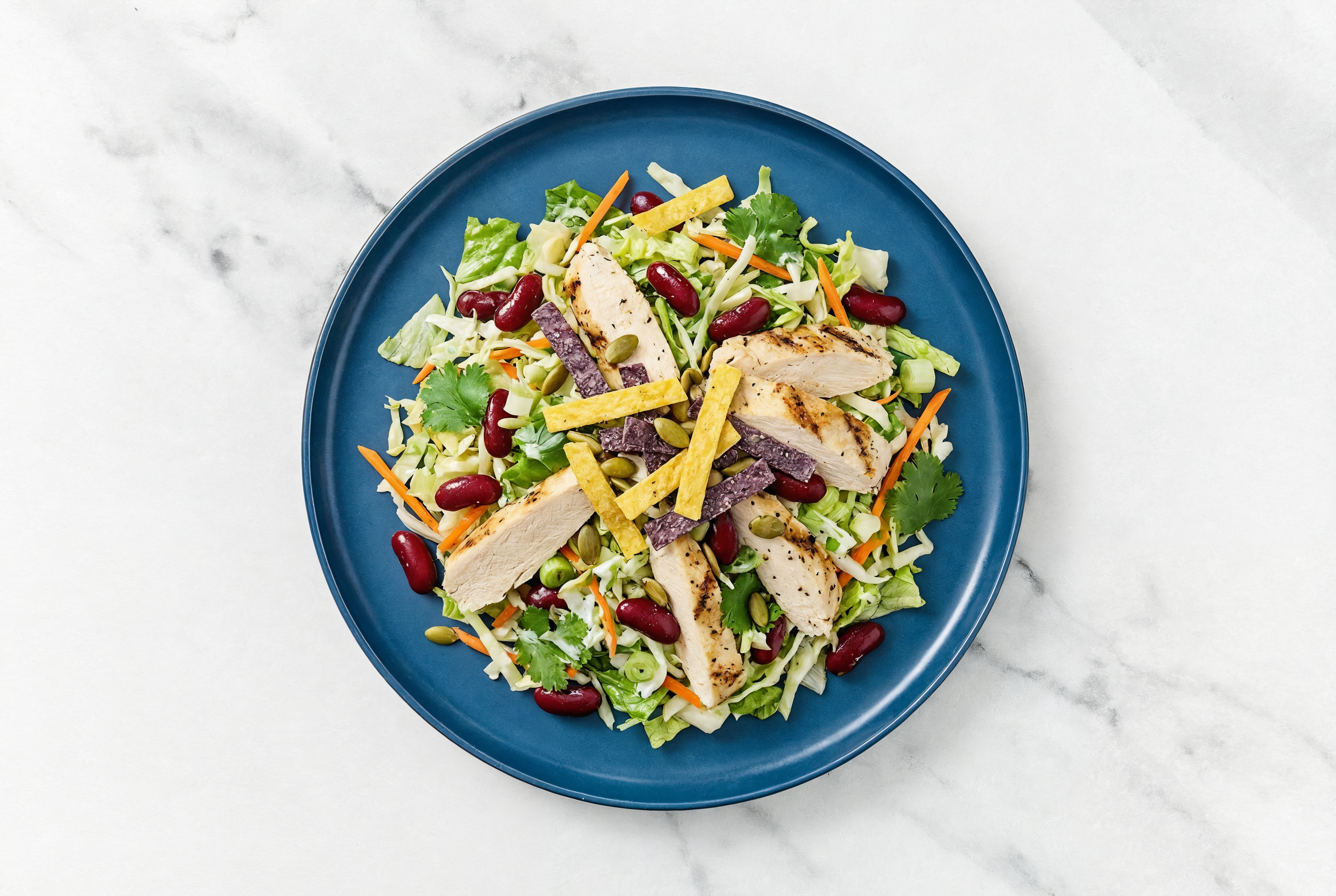 Grilled Chicken + Kidney Bean Southwest Salad