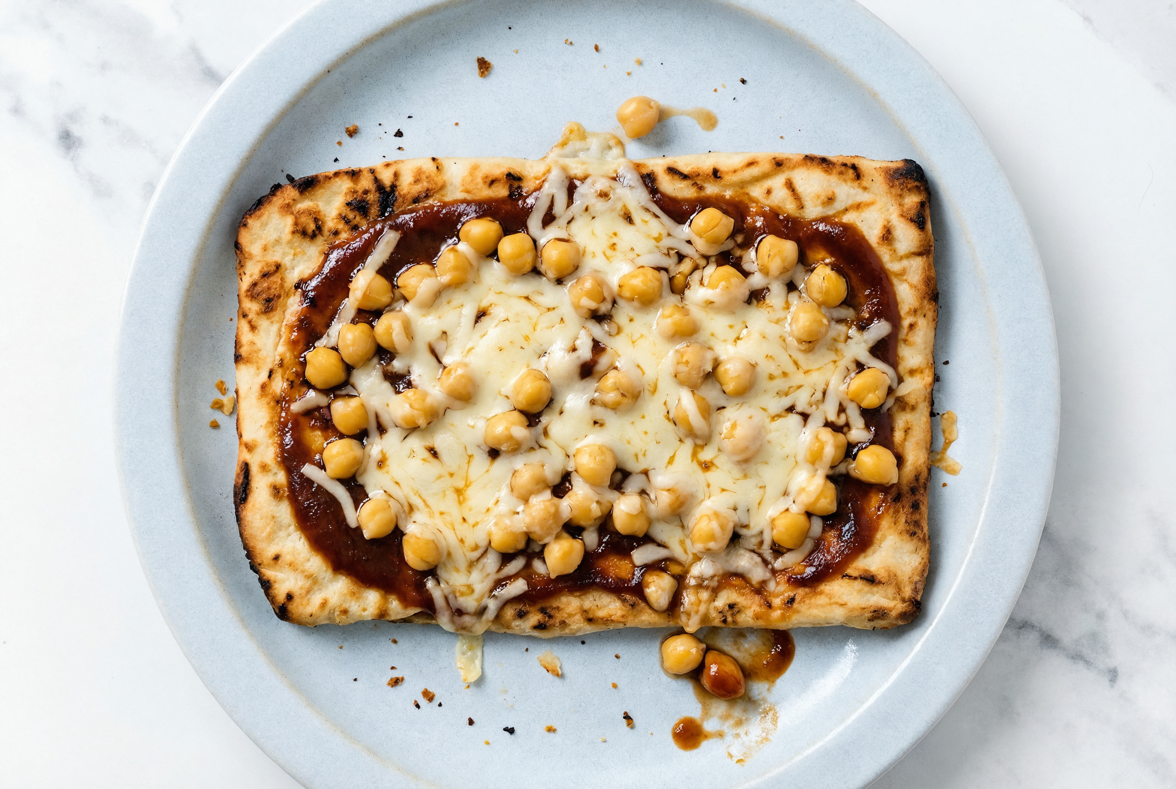 BBQ Chickpea Pizza with Original BBQ Sauce