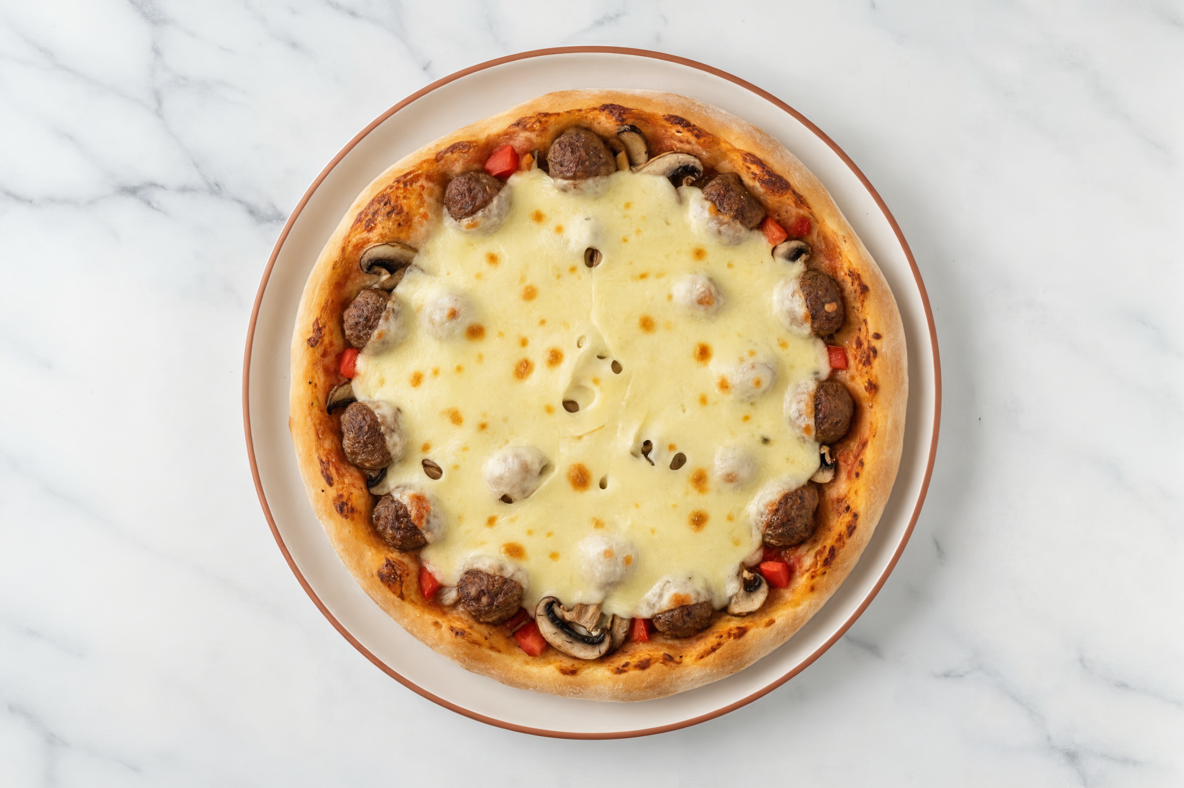 Meatball Cheesesteak Gluten-Free Pizza Crusts
