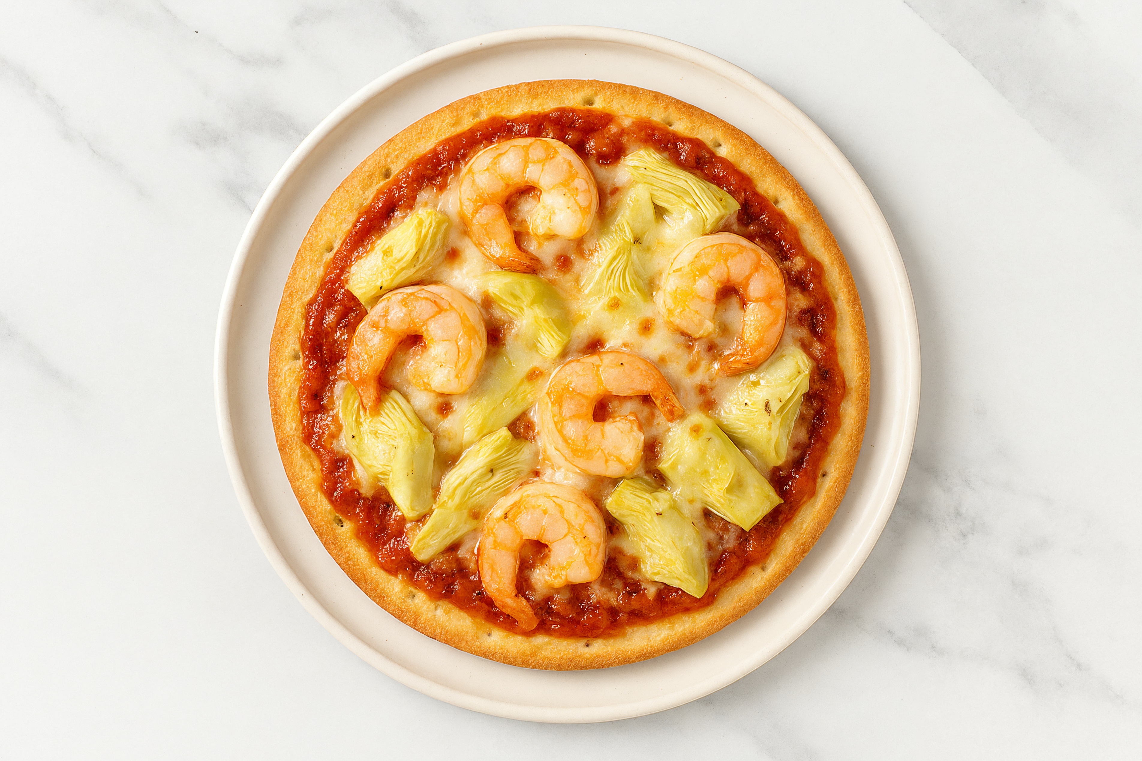 Classic Shrimp + Artichoke Gluten-Free Pizza