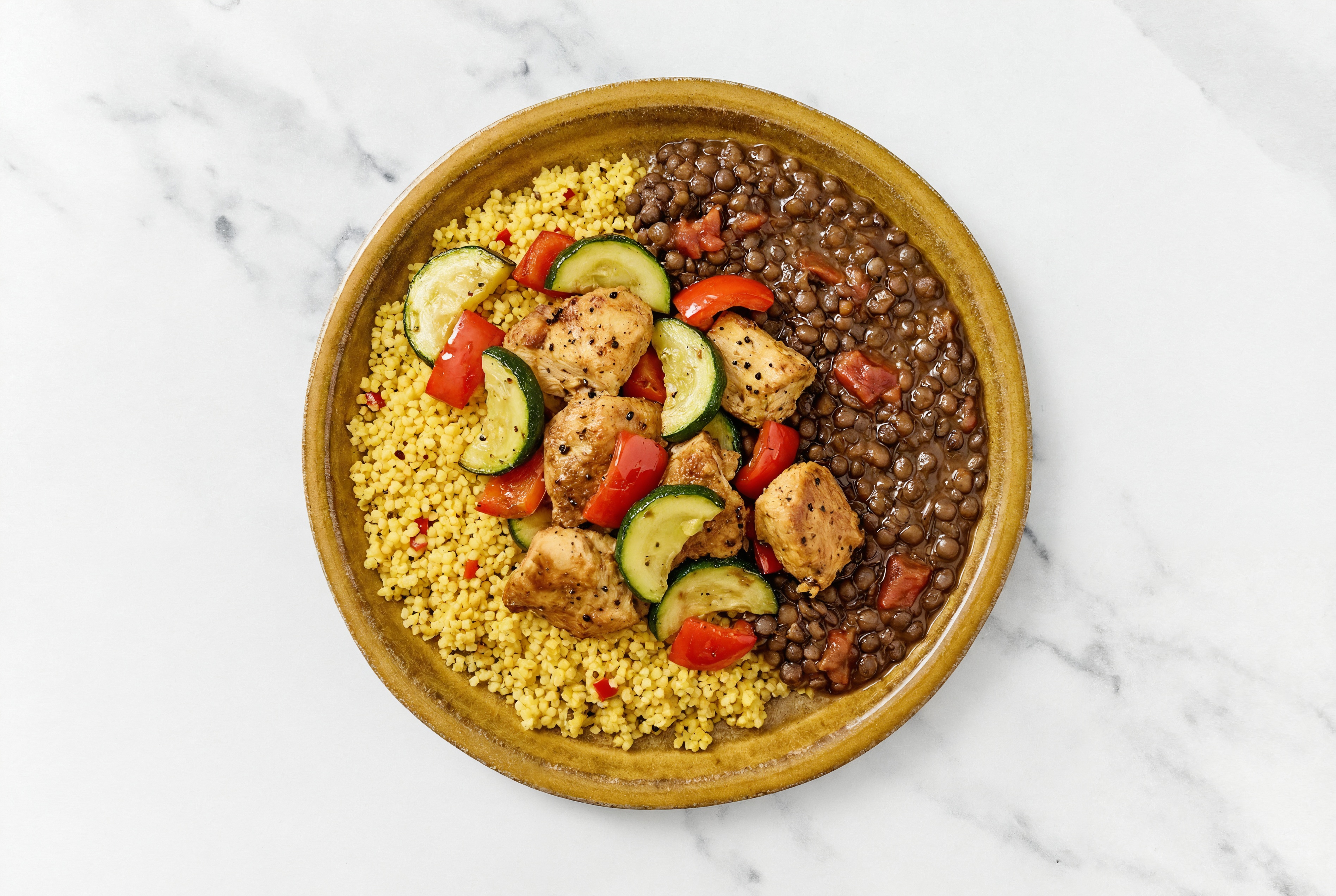  Spiced Couscous Chicken n' Vegetable Everyday Dal with Red Bell Pepper