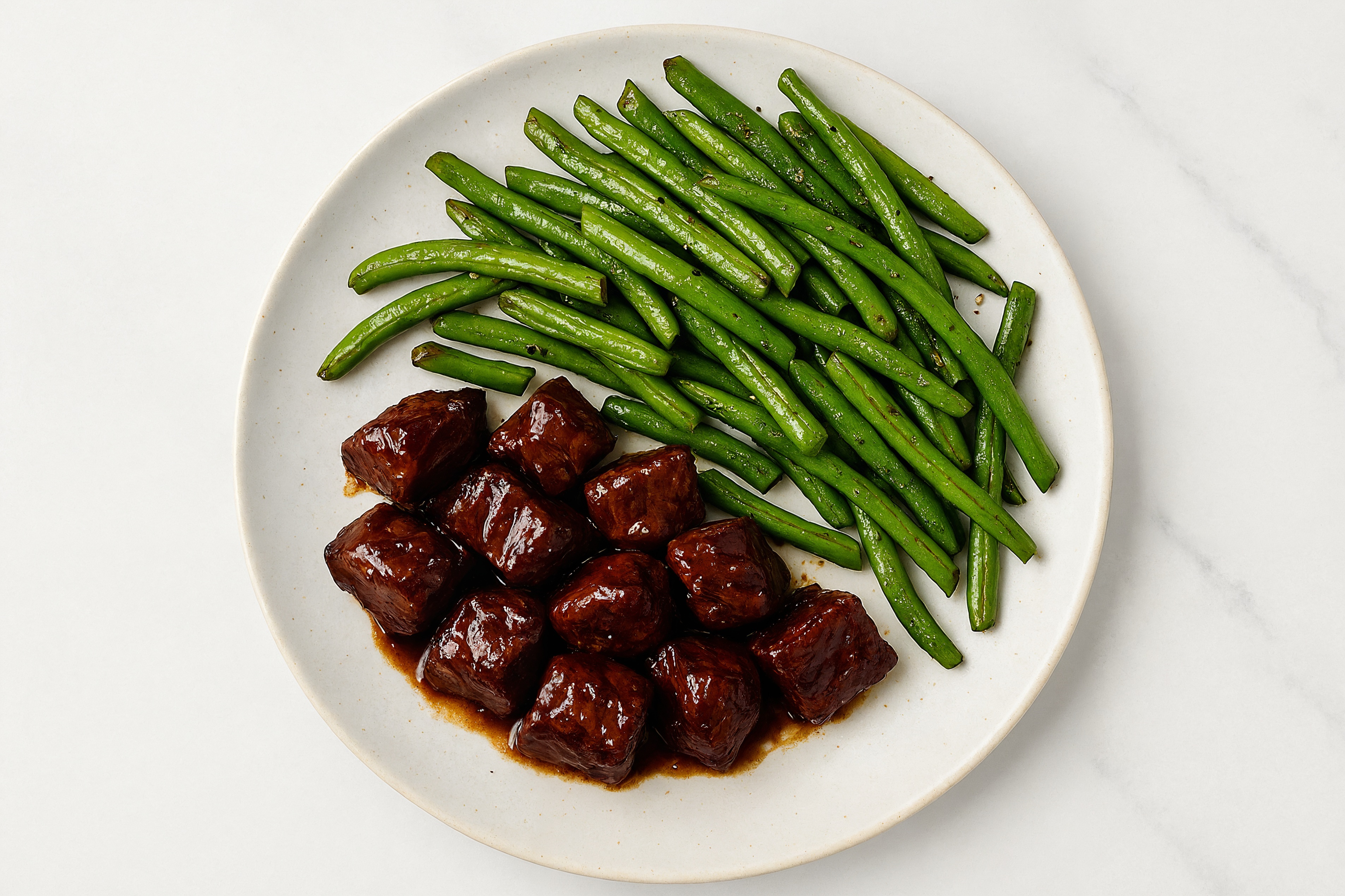 Teriyaki Roasted Bison & Green Beans