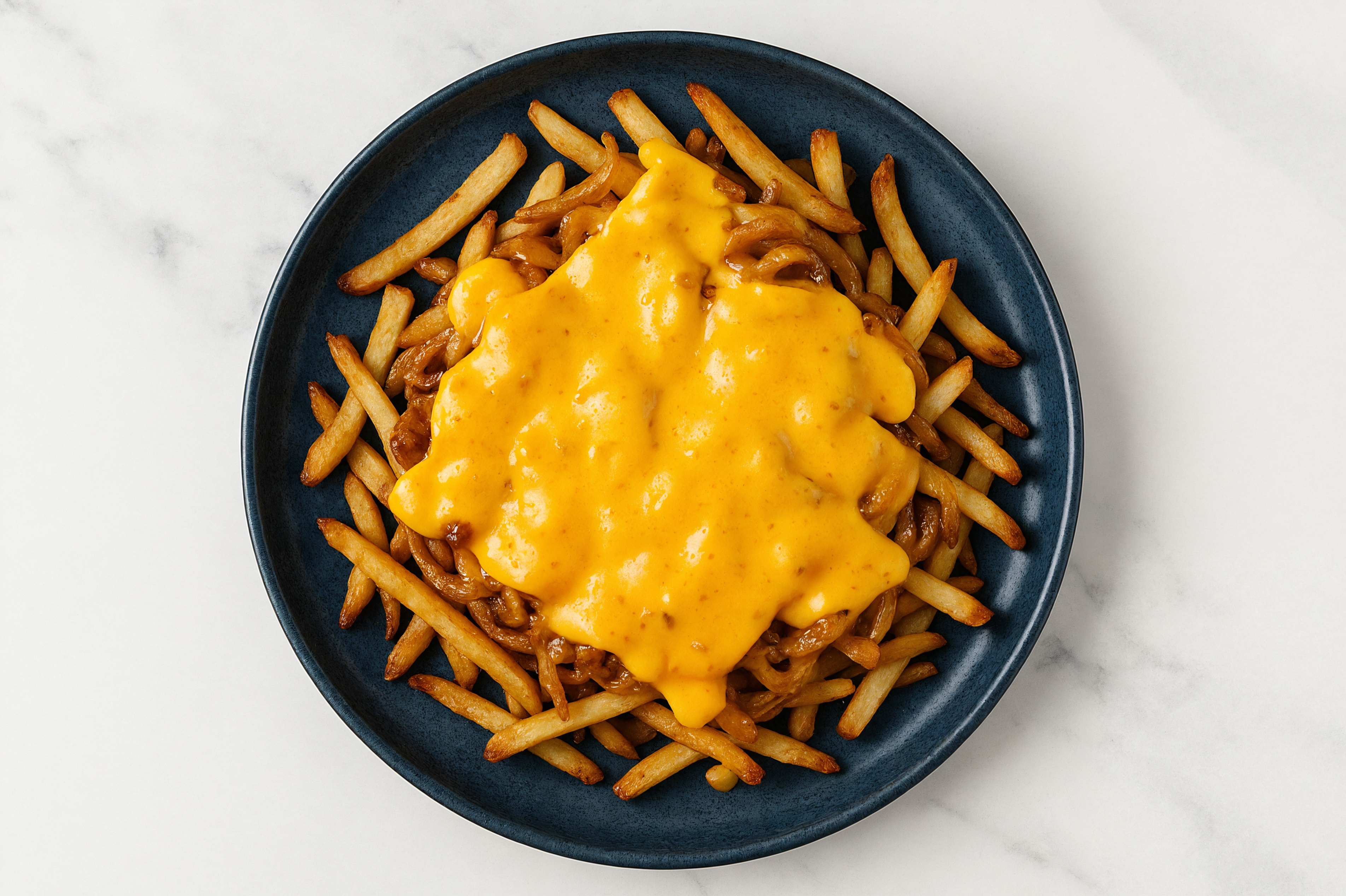 Cheesy Onion French Fries