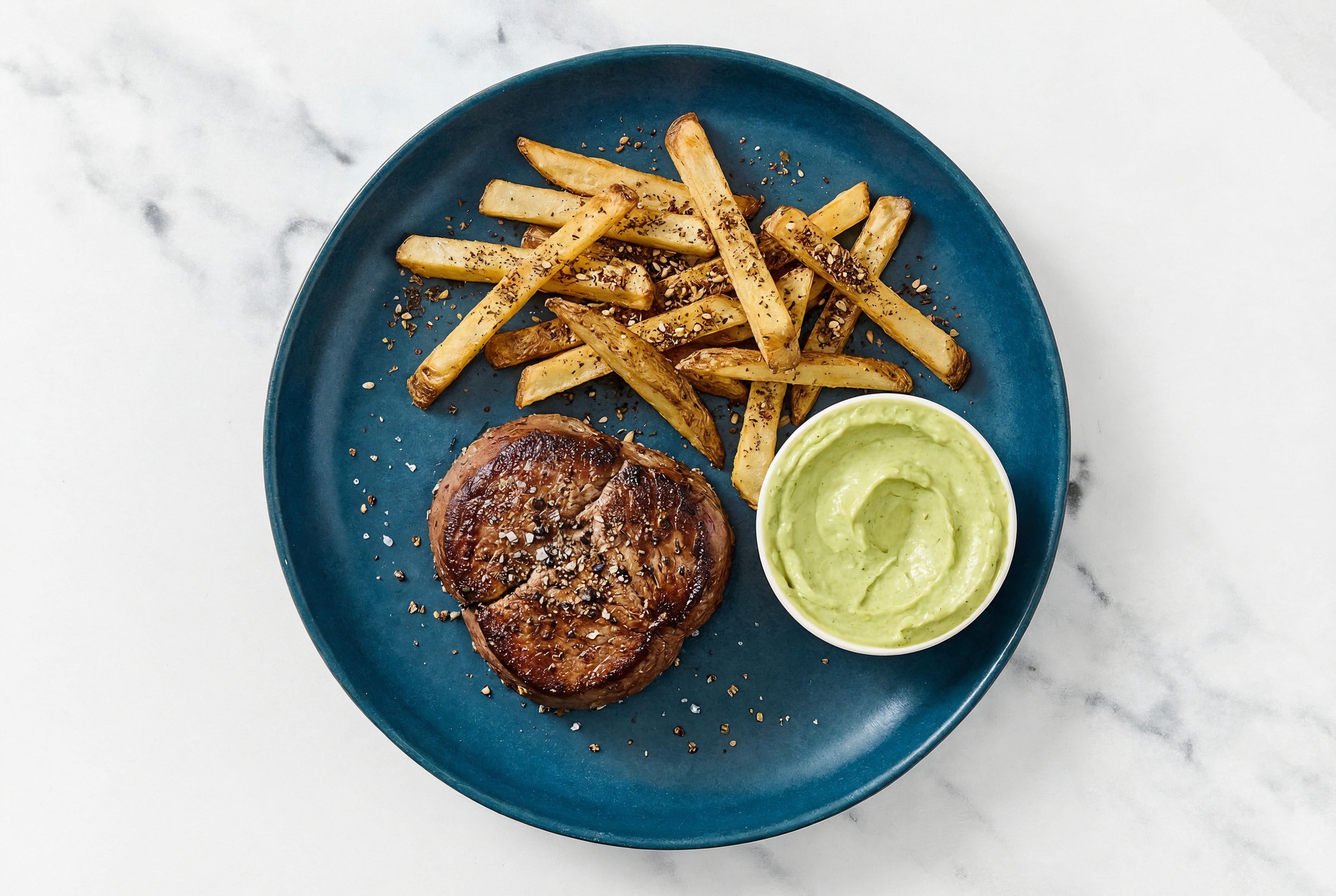 Filet Mignon with Roasted Fries