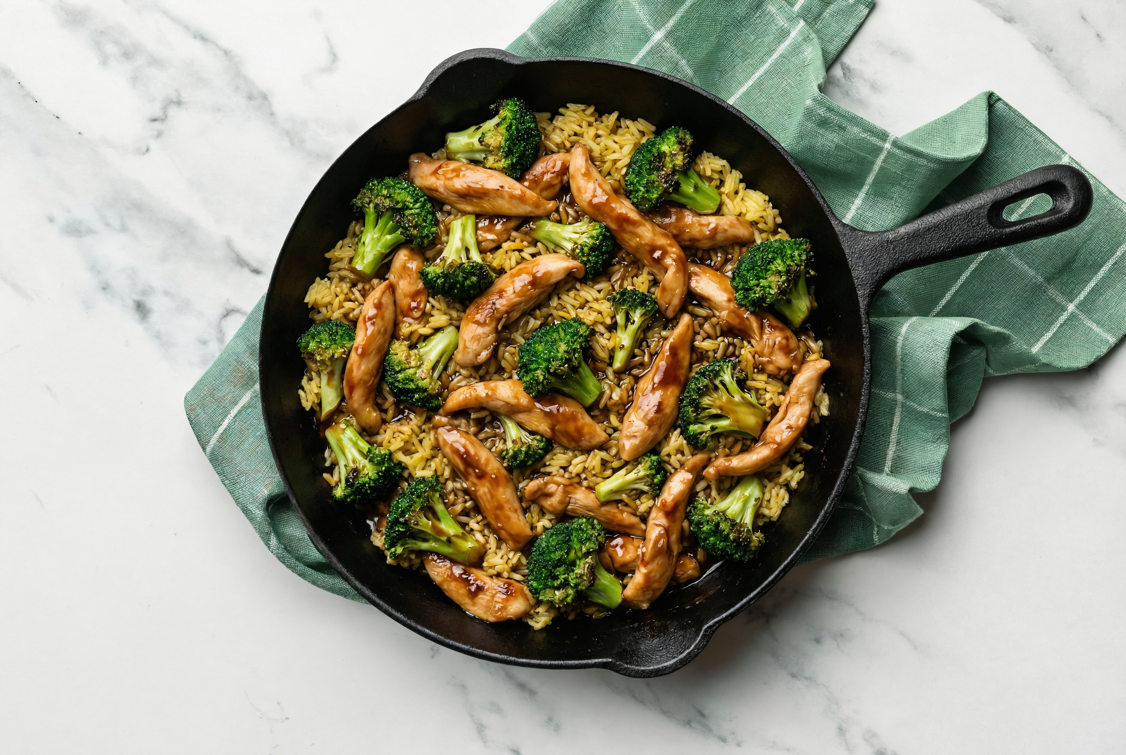 Teriyaki Chicken + Broccoli Fried Seasoned Jasmine Rice | Hungryroot Teriyaki Chicken + Broccoli Fried Seasoned Jasmine Rice | Hungryroot