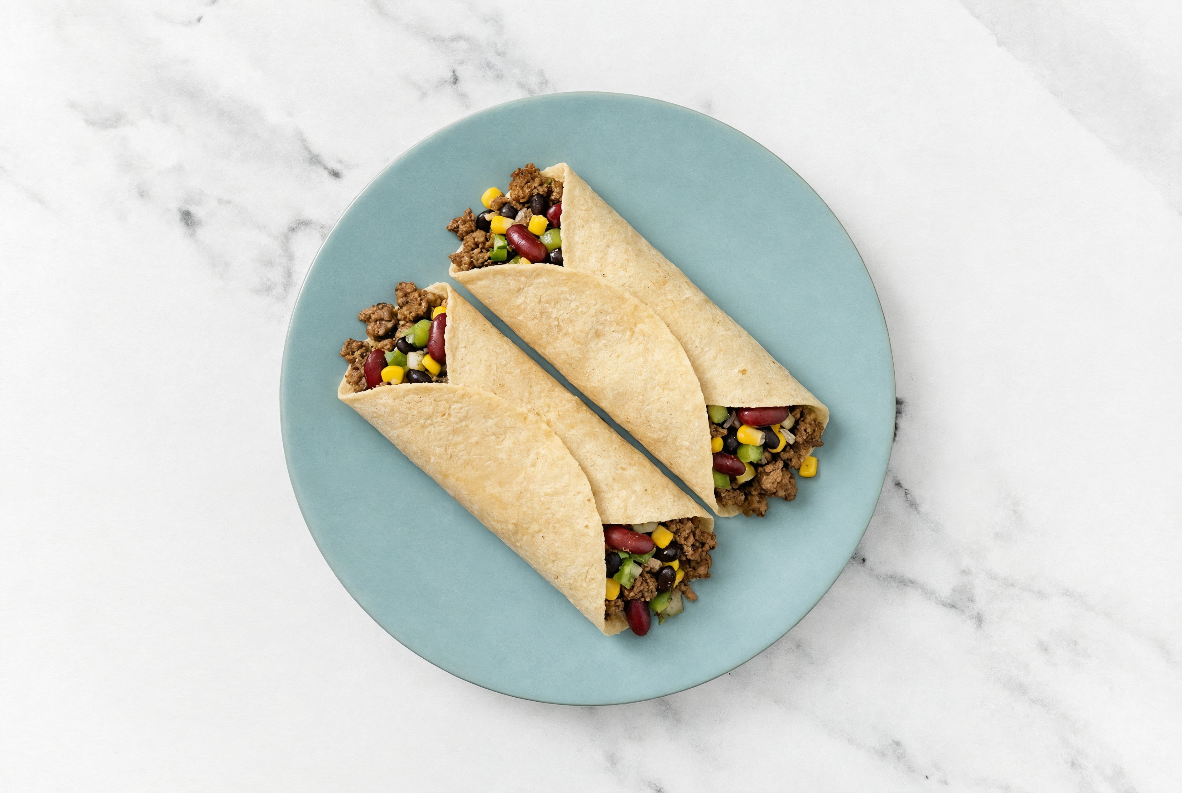 Savory Bison, Corn + Black Bean Burrito