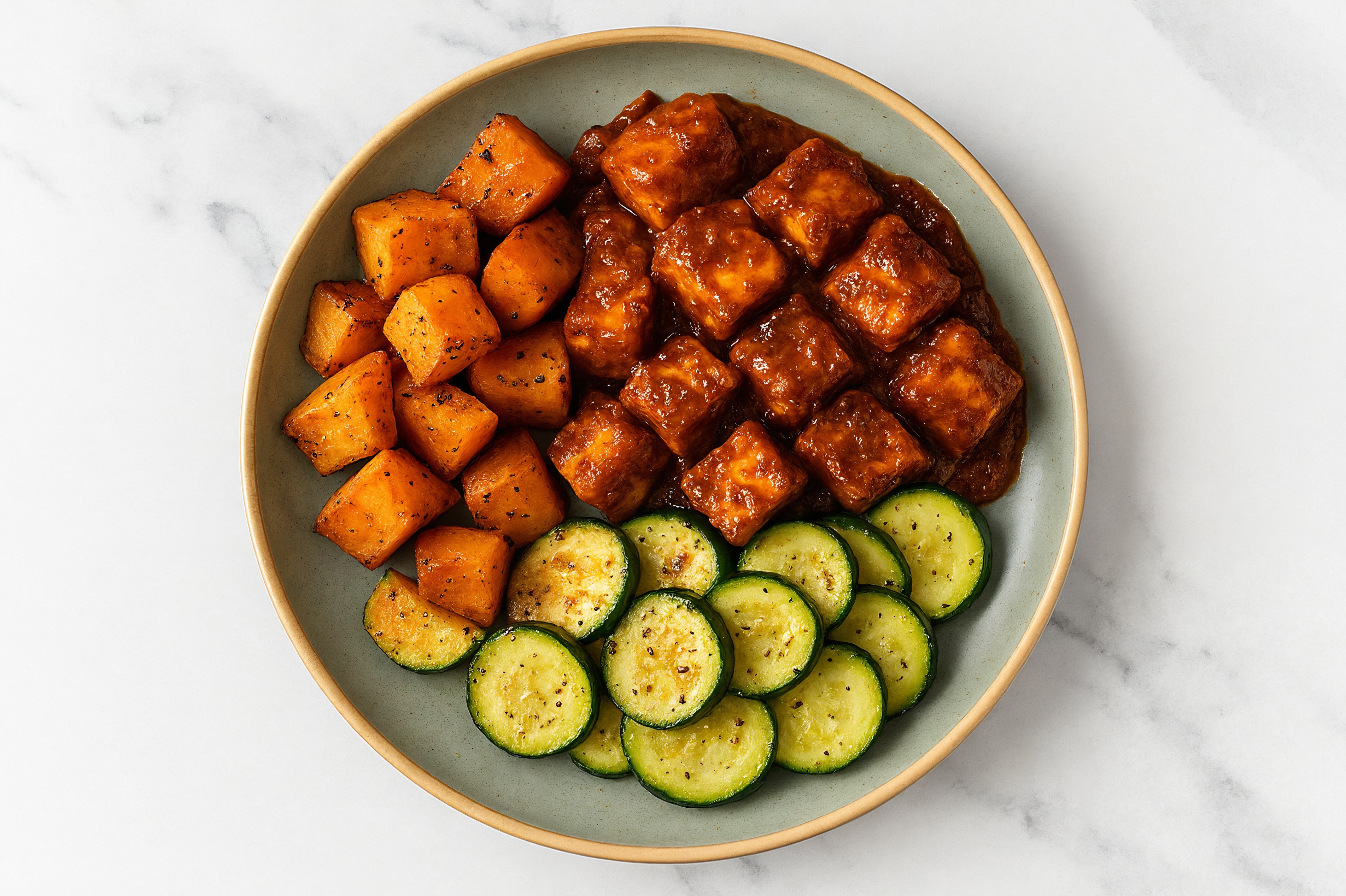  Tandoori Paneer with Potato + Zucchini