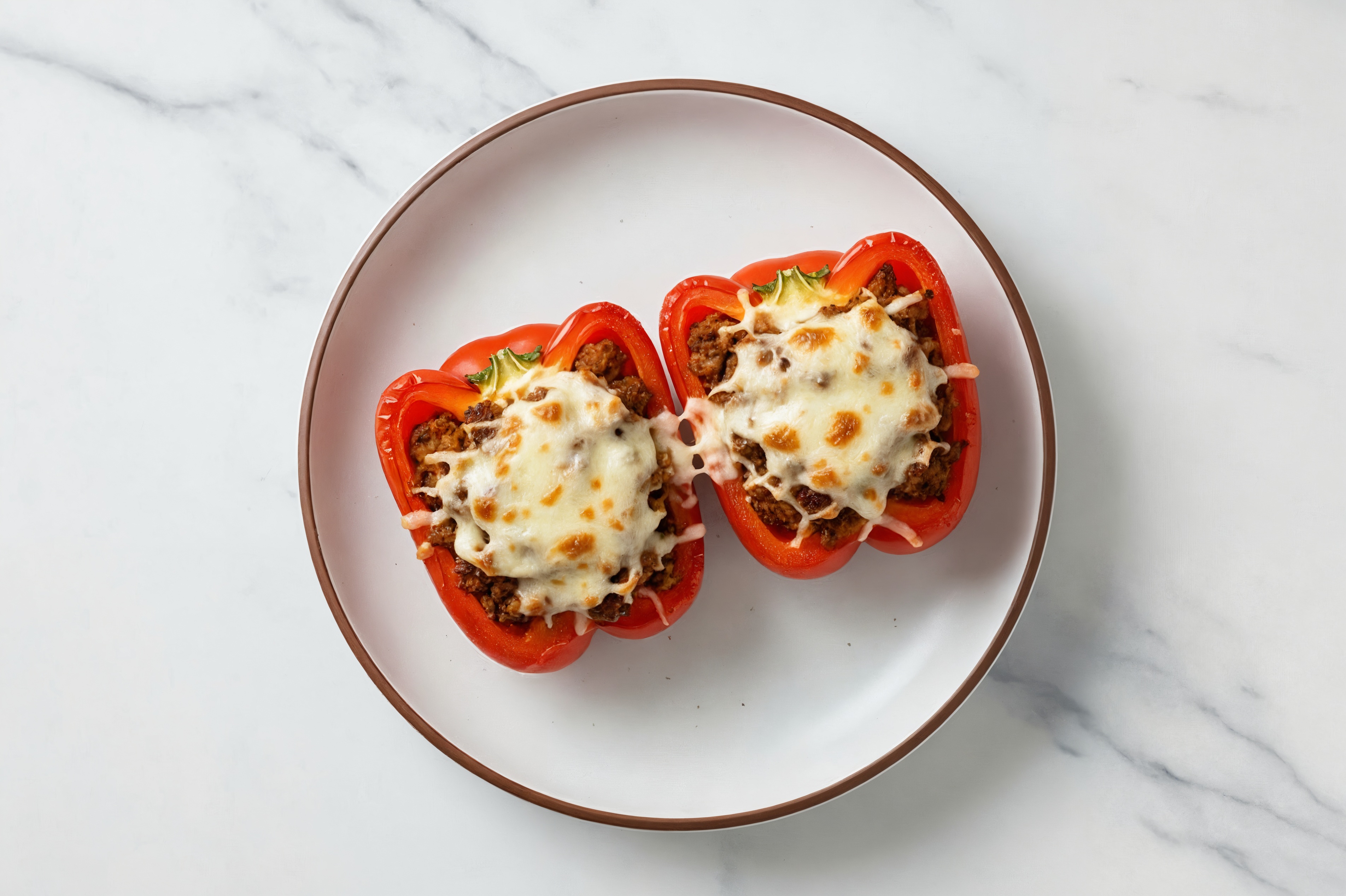 The Beyond Burger Meat Italian-Style Stuffed Organic Peppers