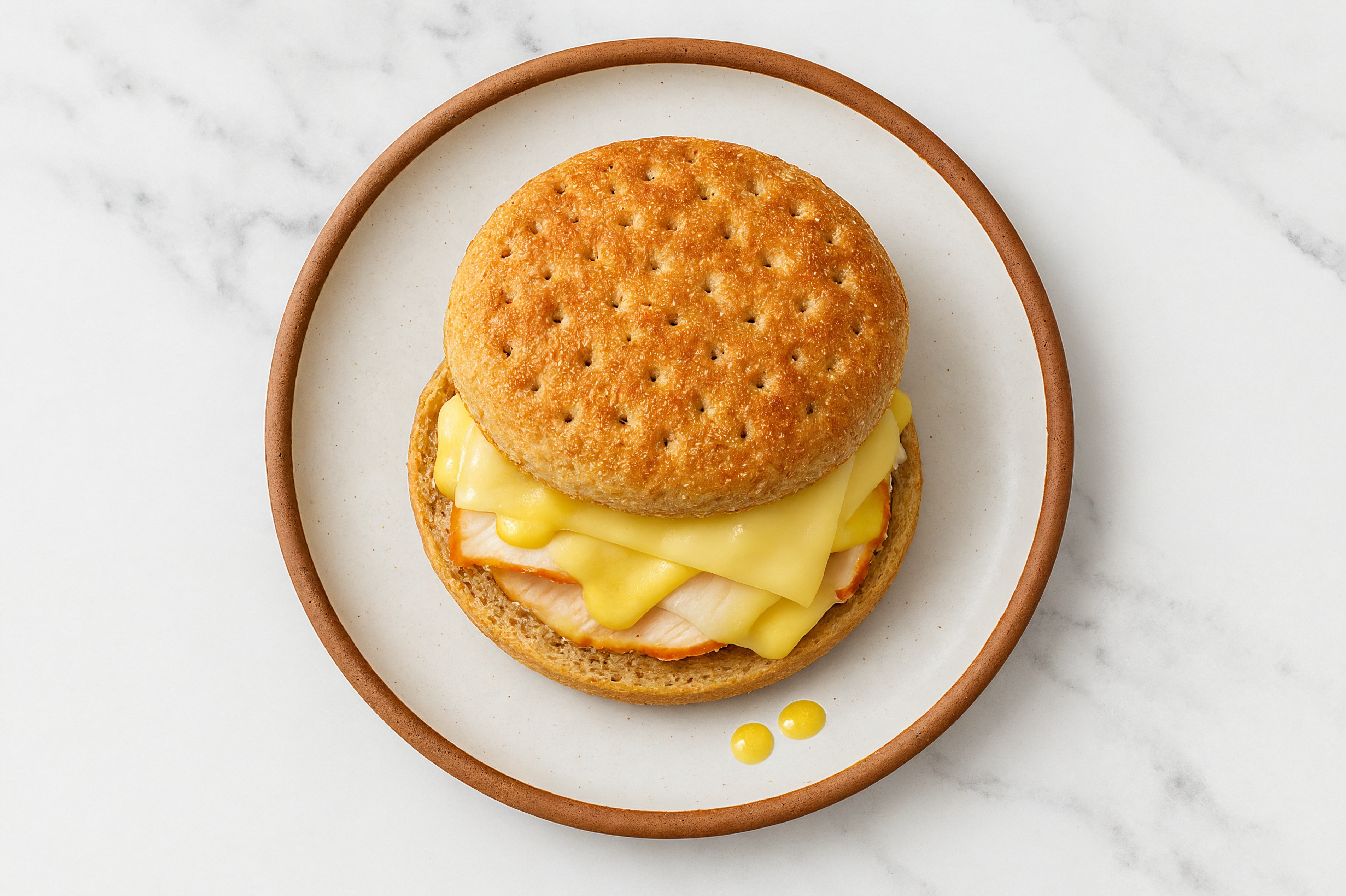 OneBun Multigrain Oven-Roasted Sliced Turkey Breast + Swiss Melt
