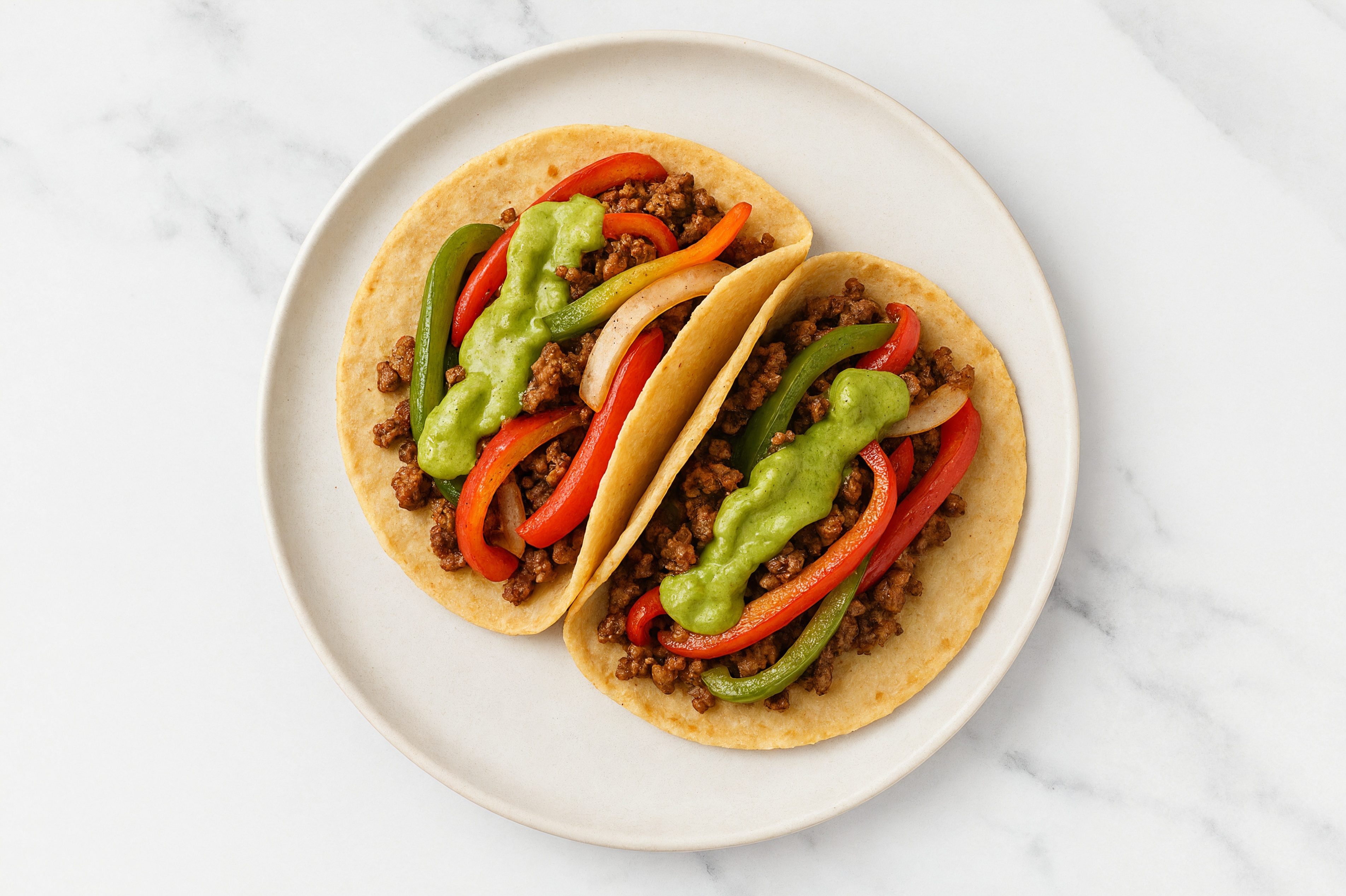Garden Fajita Beef Tacos