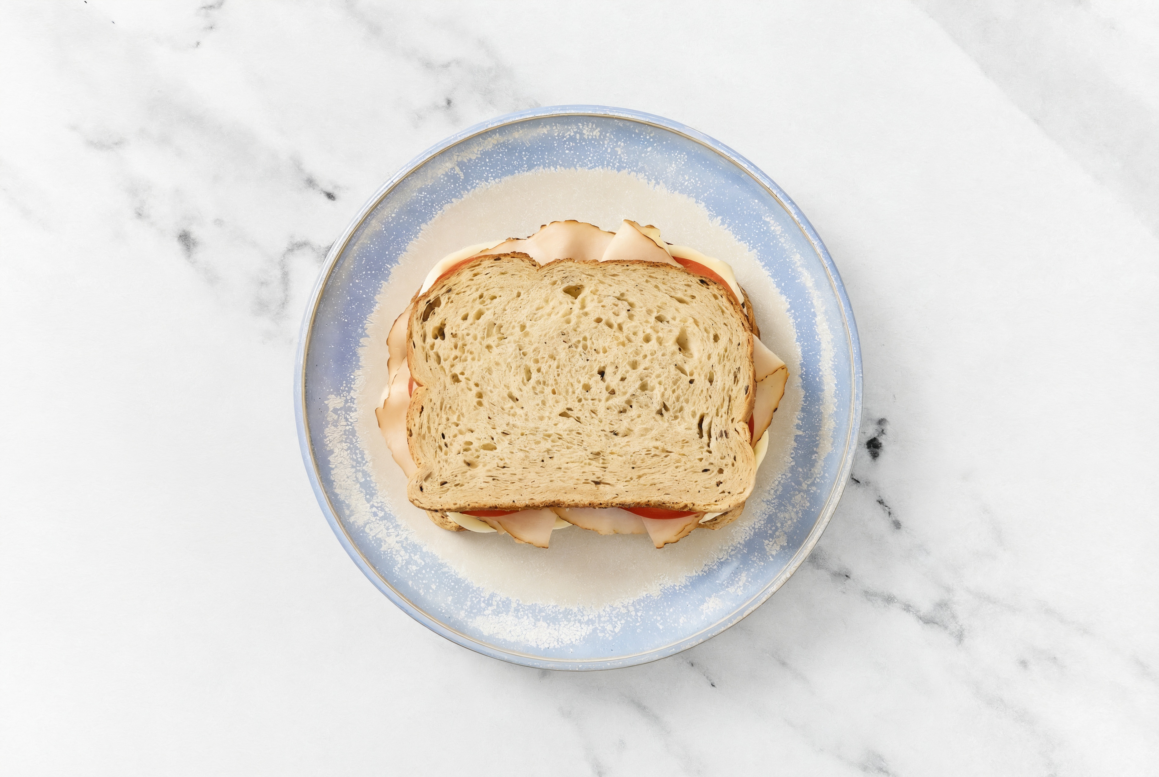 Herby Chicken Brie on Multigrain