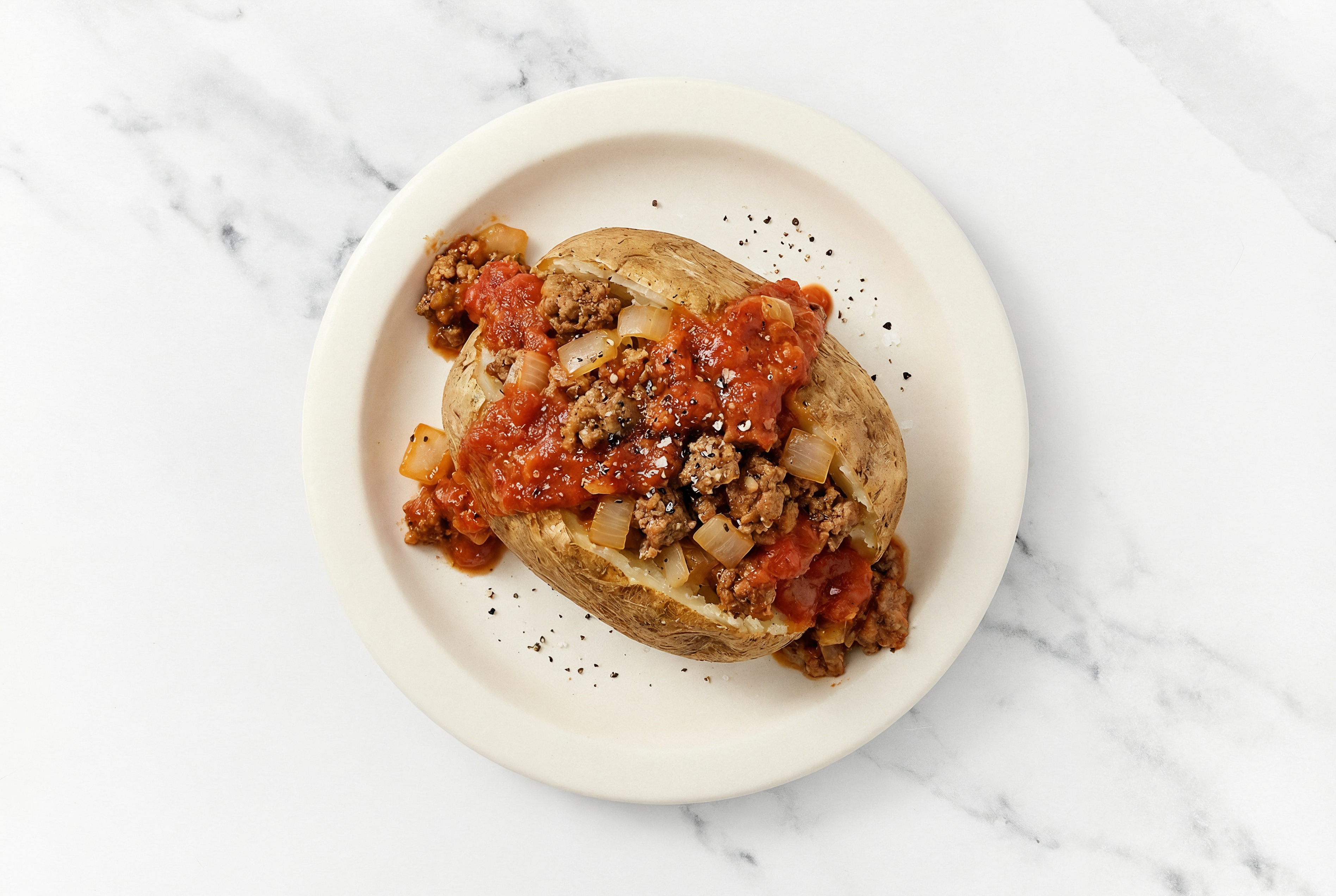  Simple Sloppy Joes Stuffed Microwave-Ready Russet Potato
