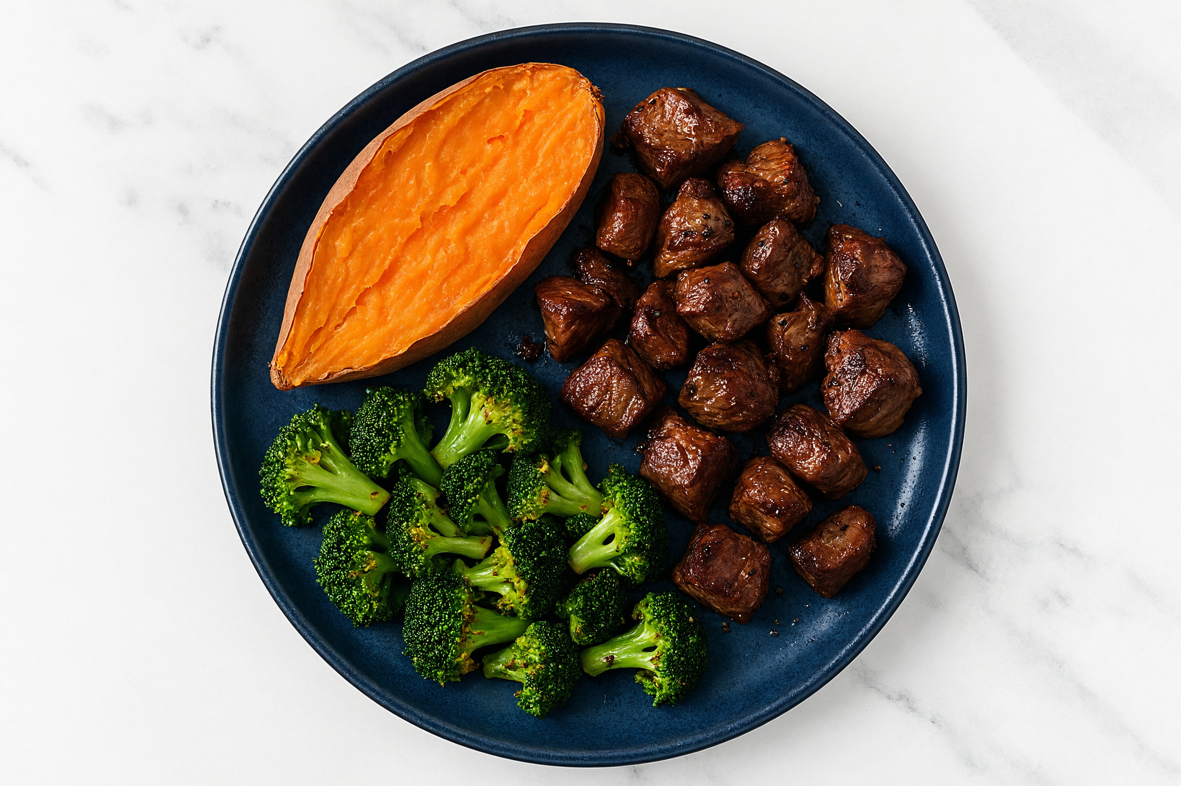 Beef 'n Organic Broccoli Plate