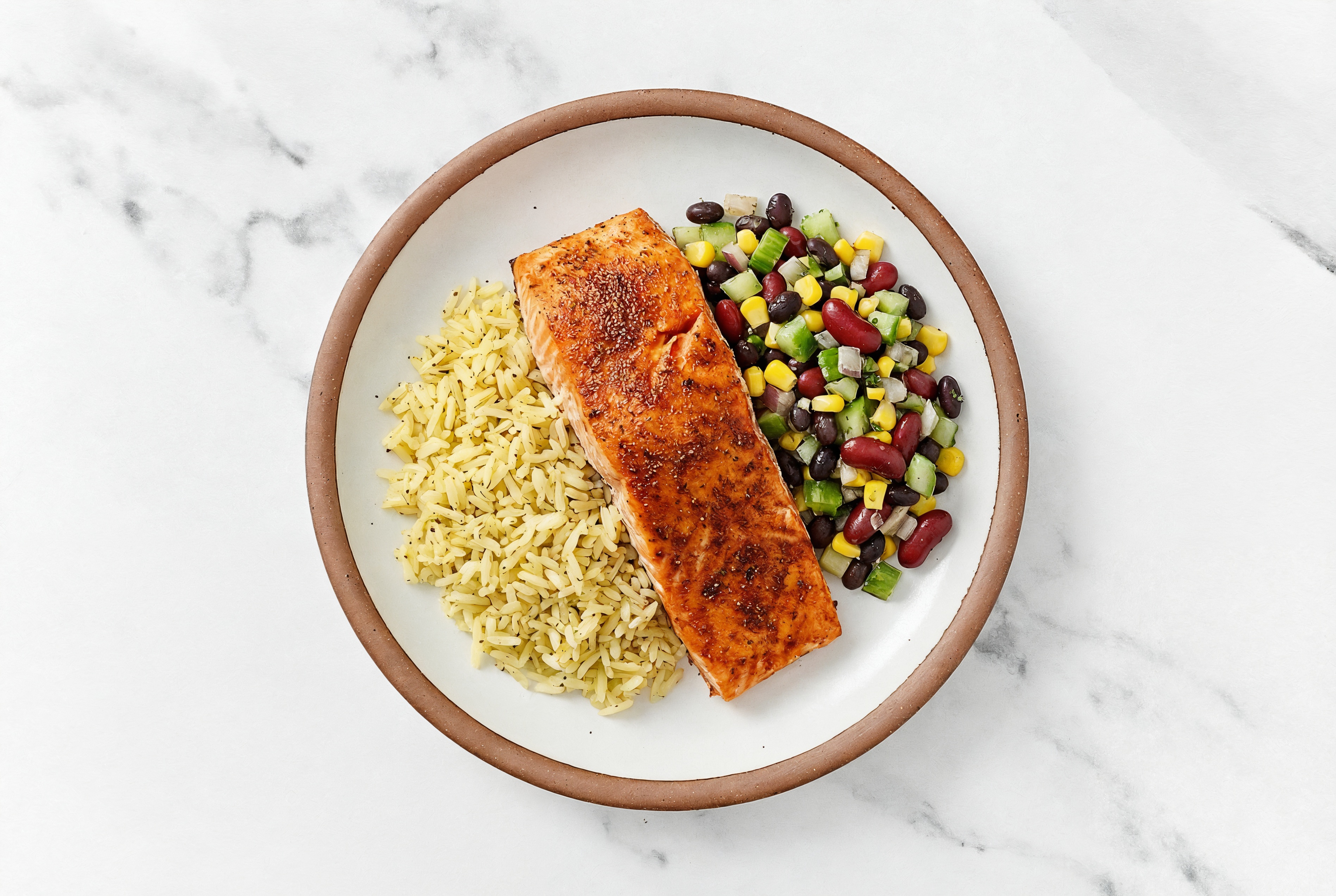 Jazzed Up Wild Salmon Plate