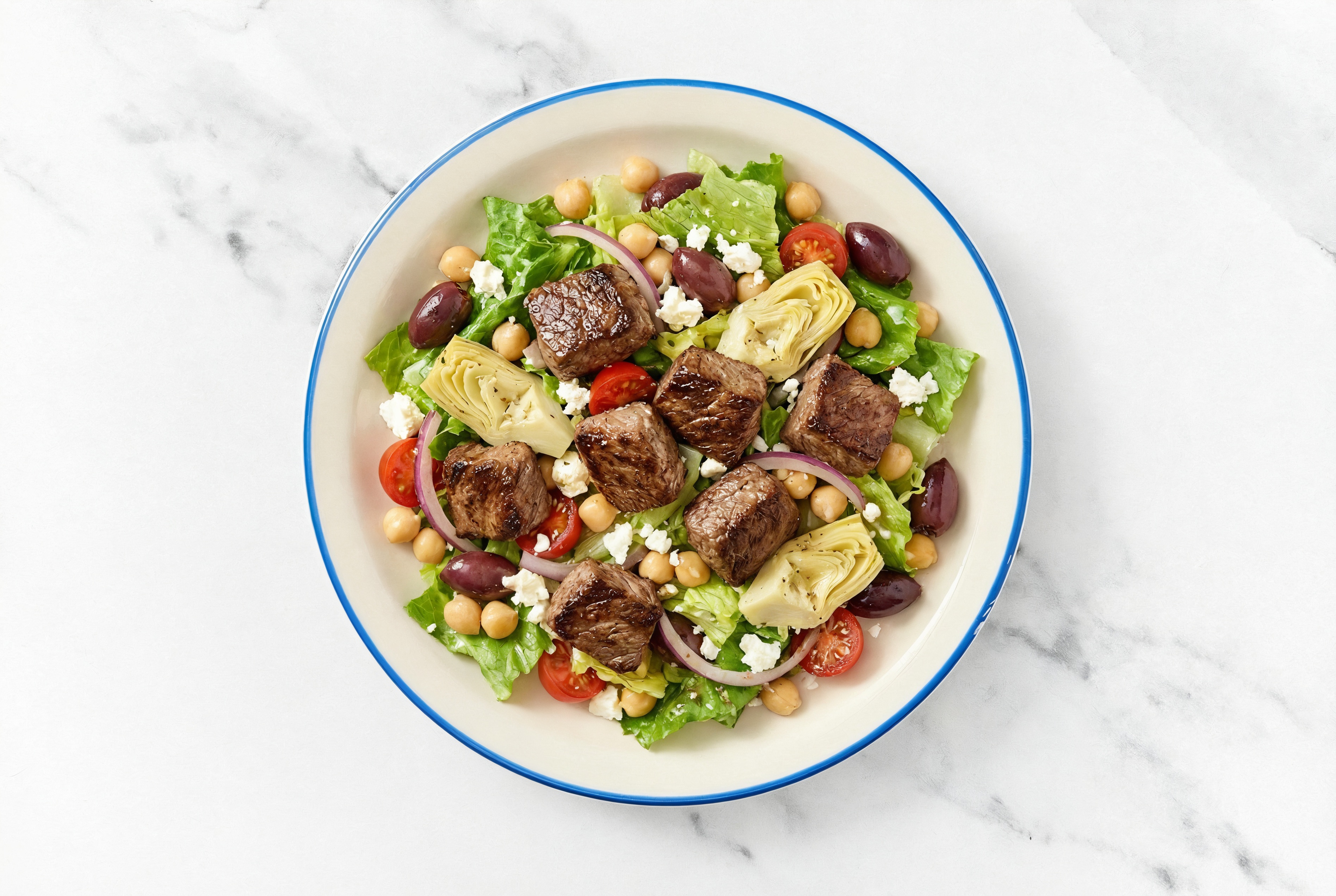 Go-To Lamb Artichoke Greek Salad