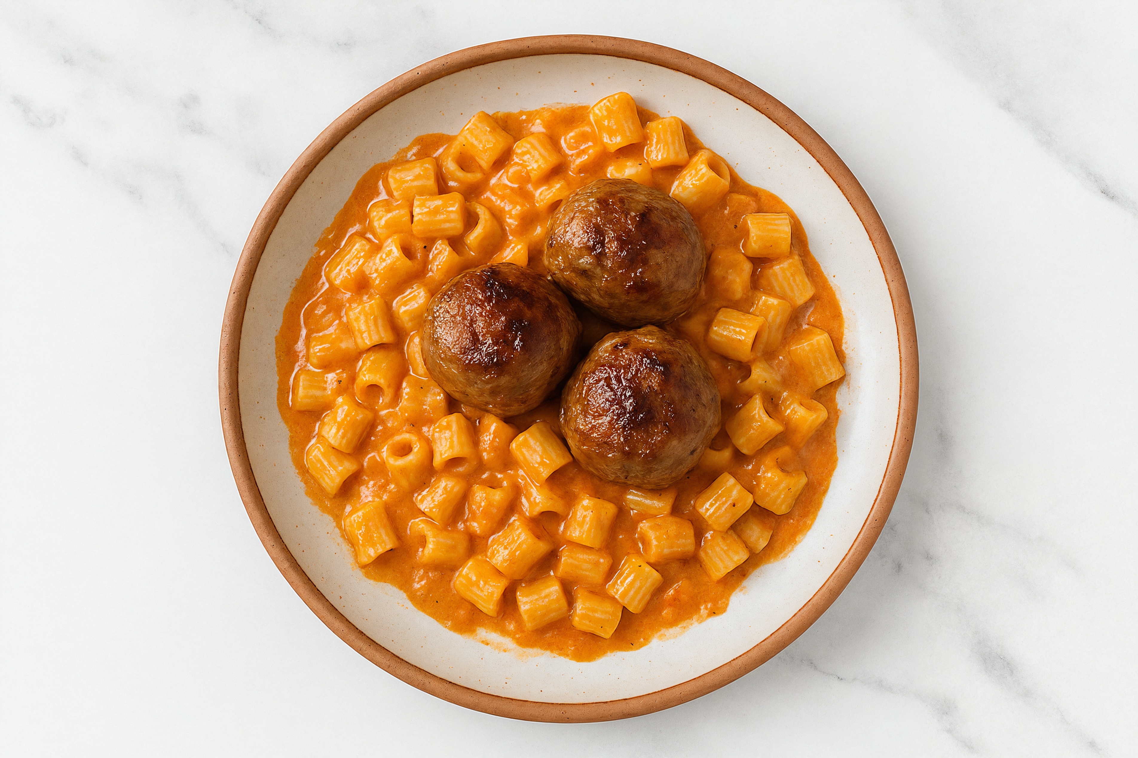 Tubetti Vodka with Meatballs