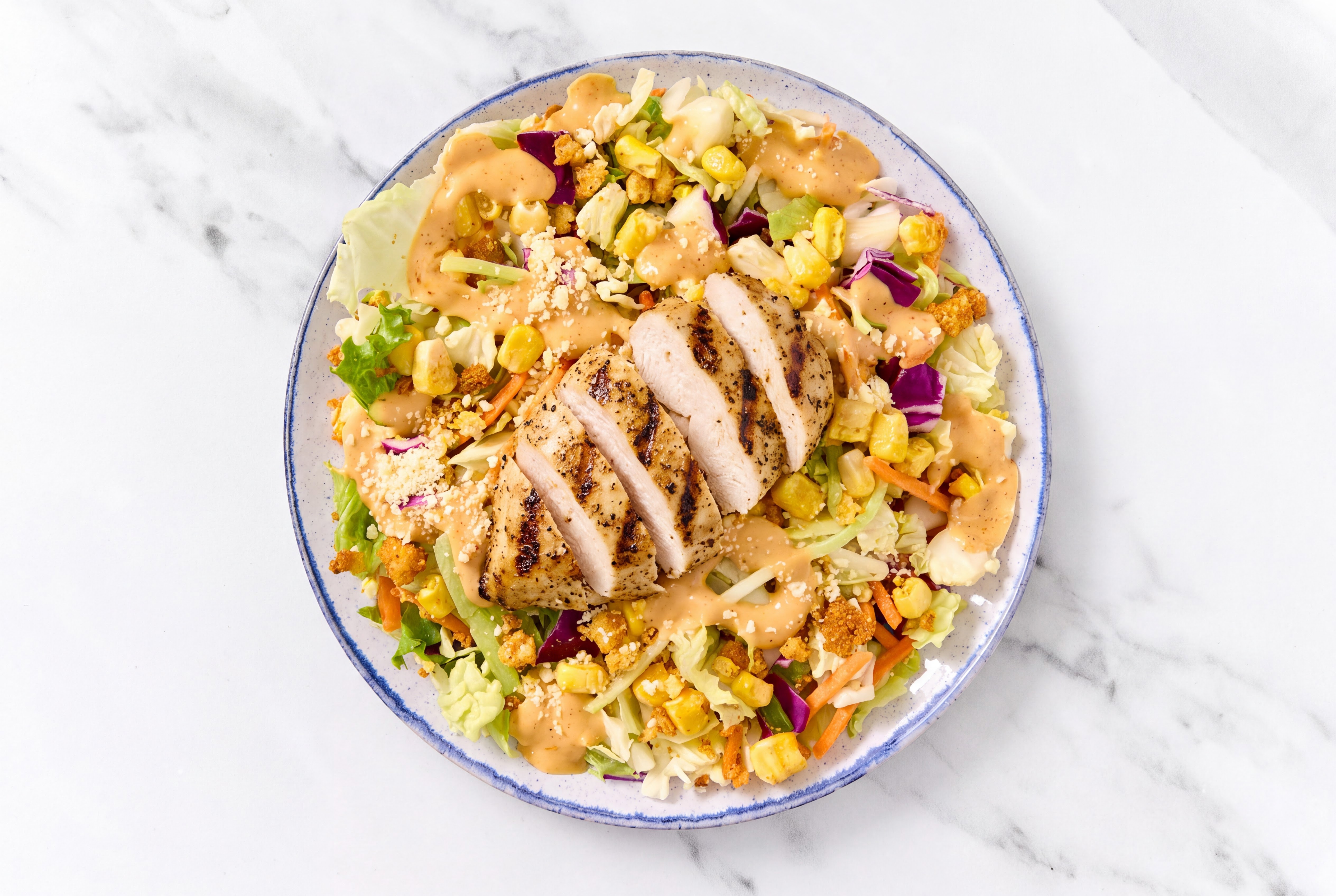 Street Corn Seasoned Grilled Chicken Breast Chopped Salad