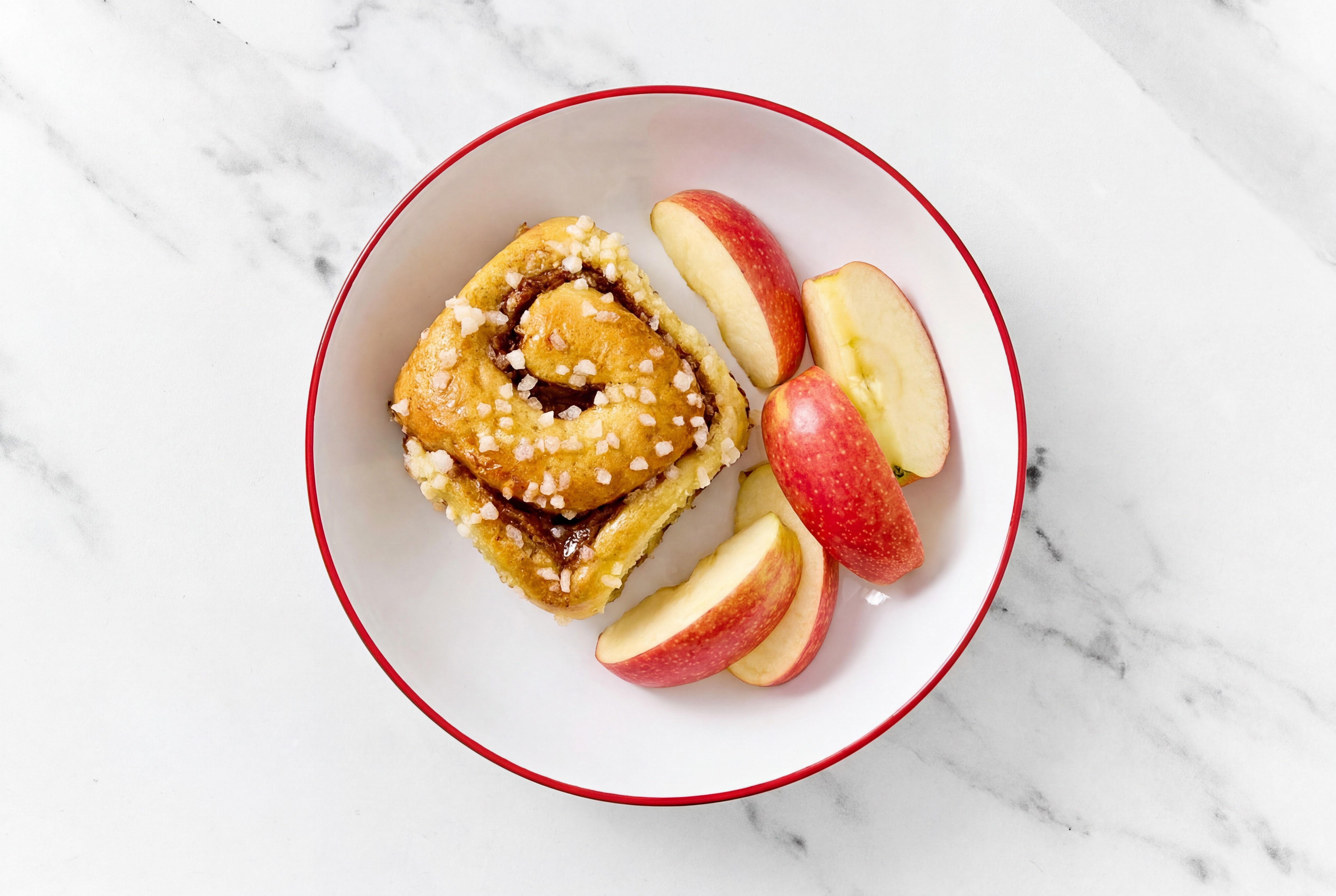 Cinnamon Brioche Rolls & Pink Lady Apples