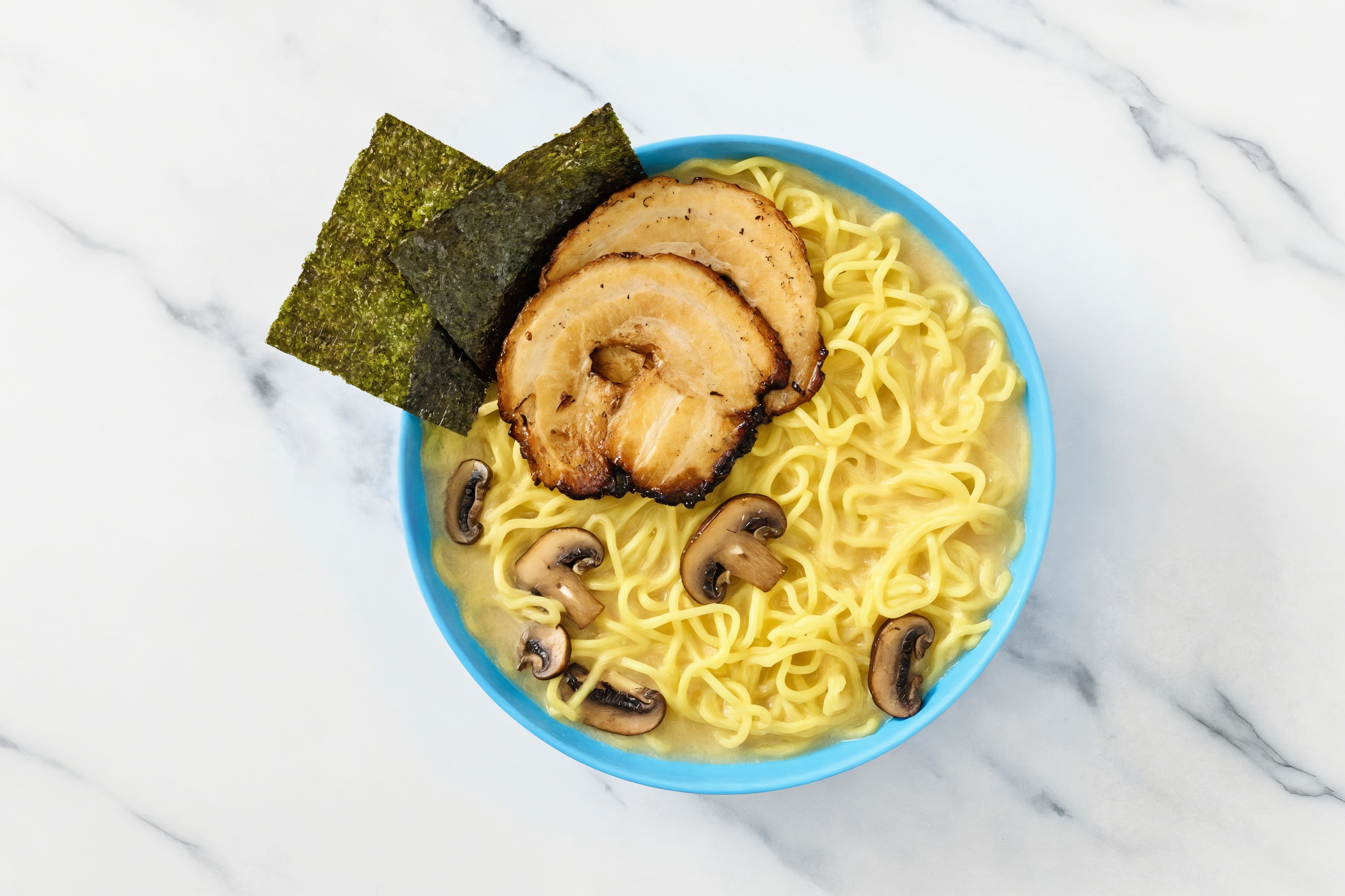 Creamiest Mushroom Miso Ramen Tonkotsu