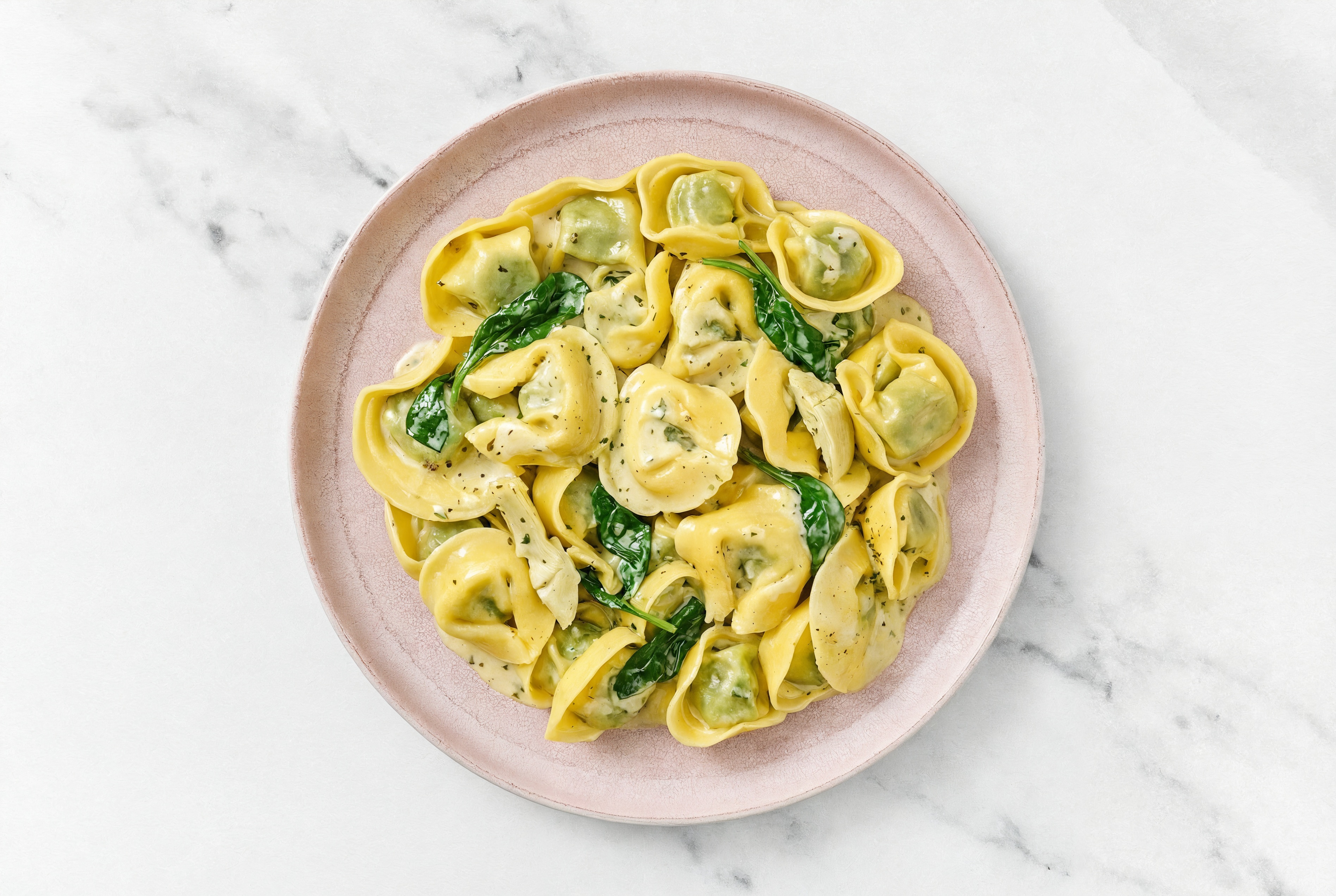 Artichoke Tortellini Herb Cream