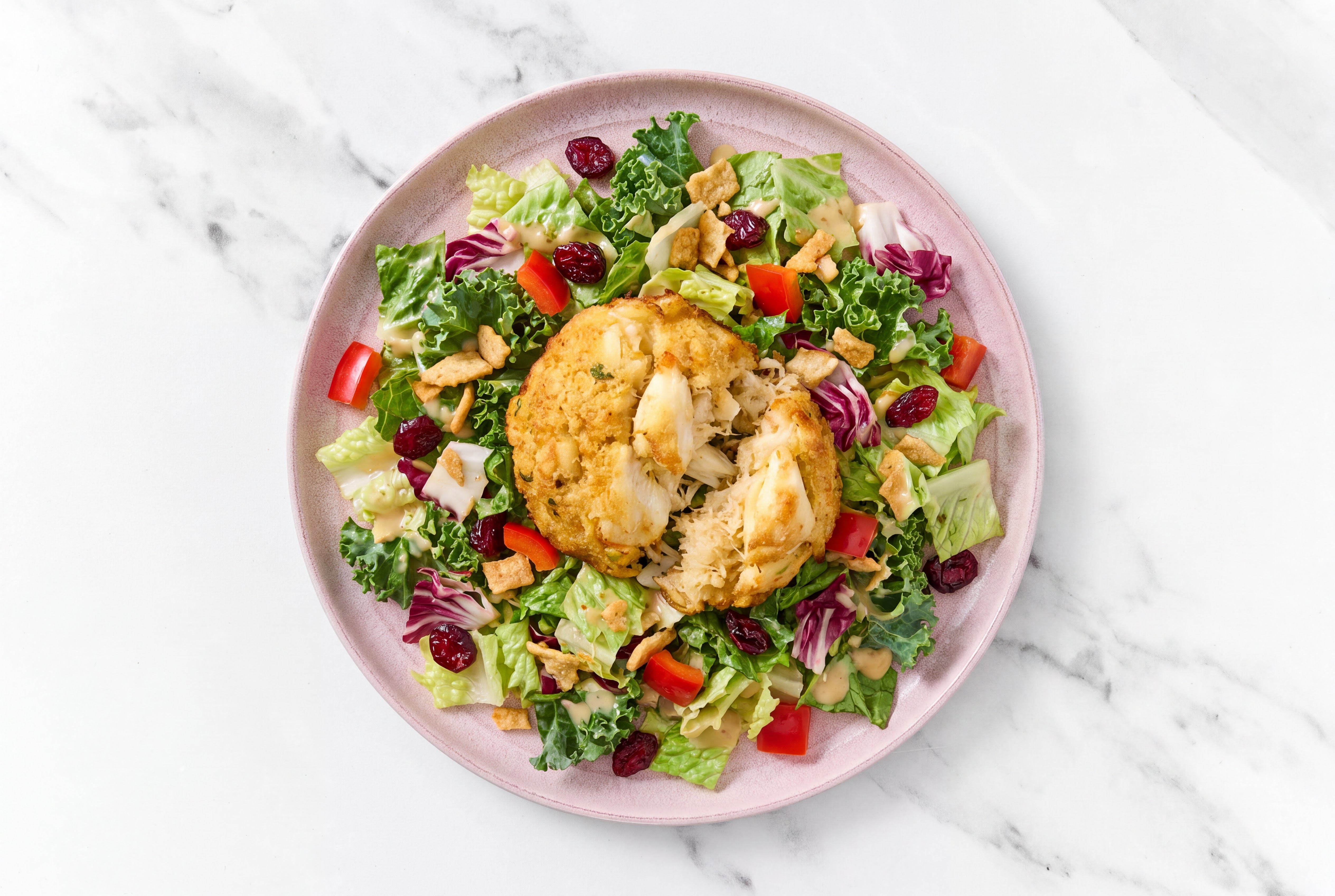 Jumbo Lump Crab Cakes Cake Honey Citrus Salad