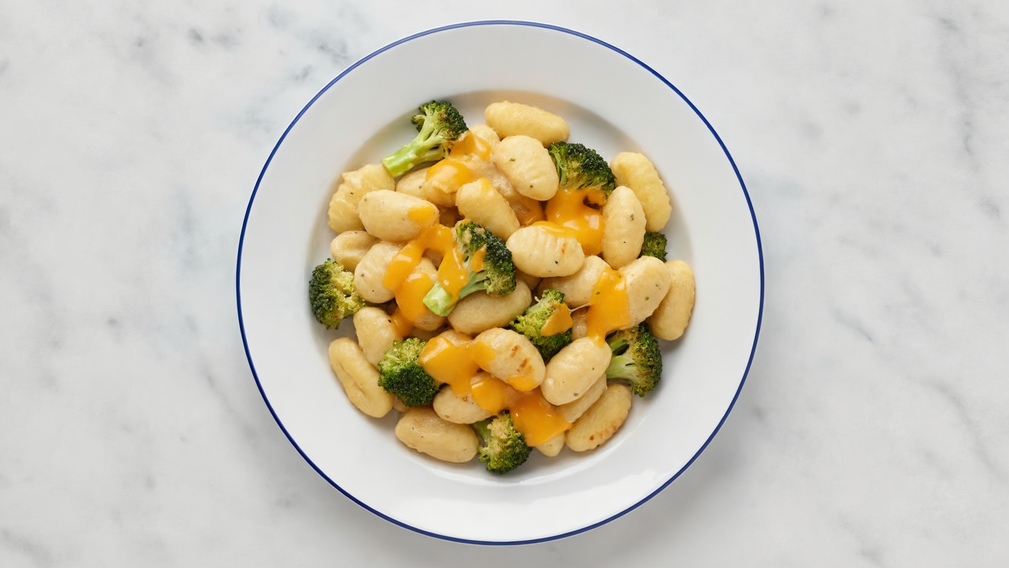 Creamy Organic Broccoli Cheddar Gnocchi