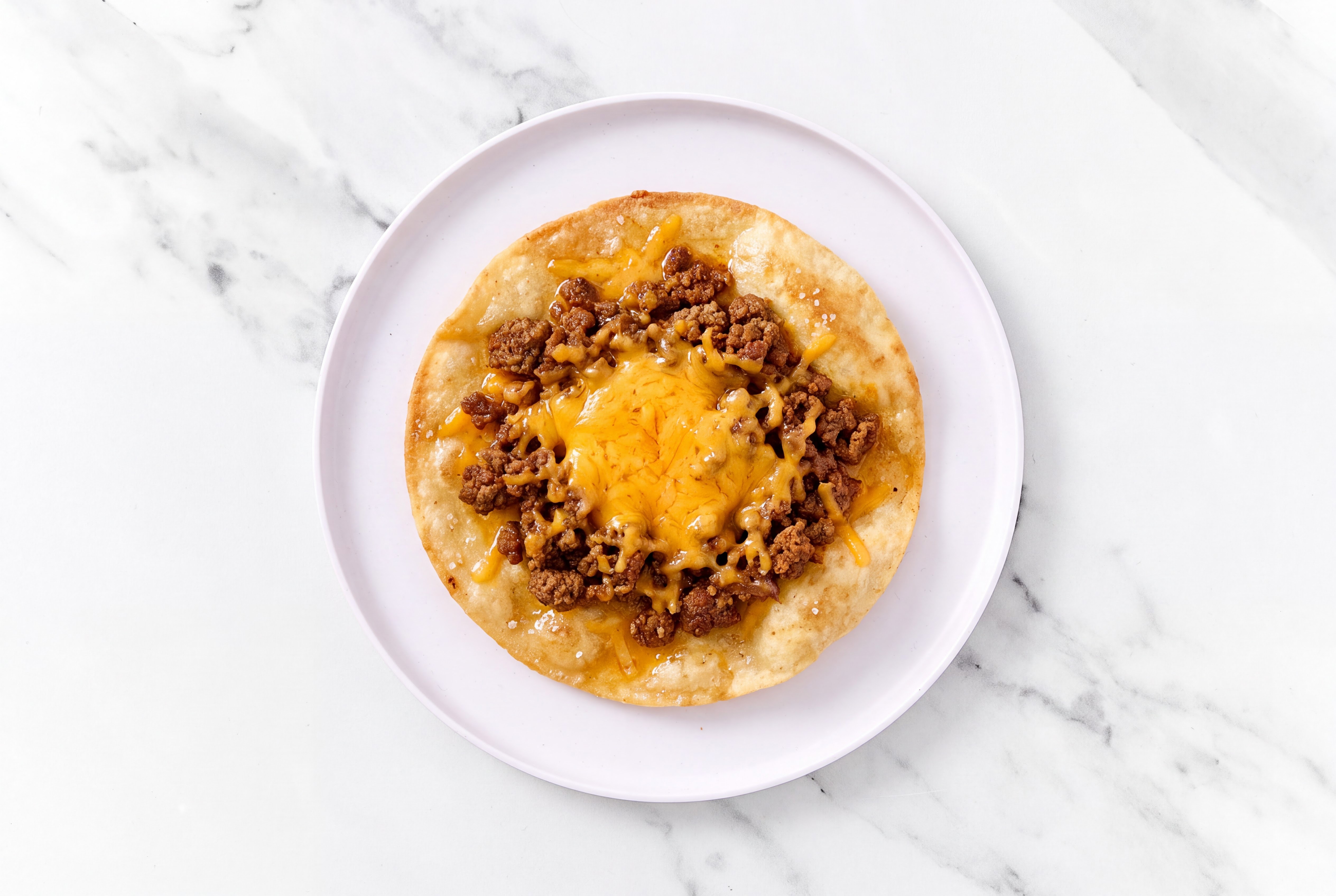 Hearty Lean Green Beef Tostada