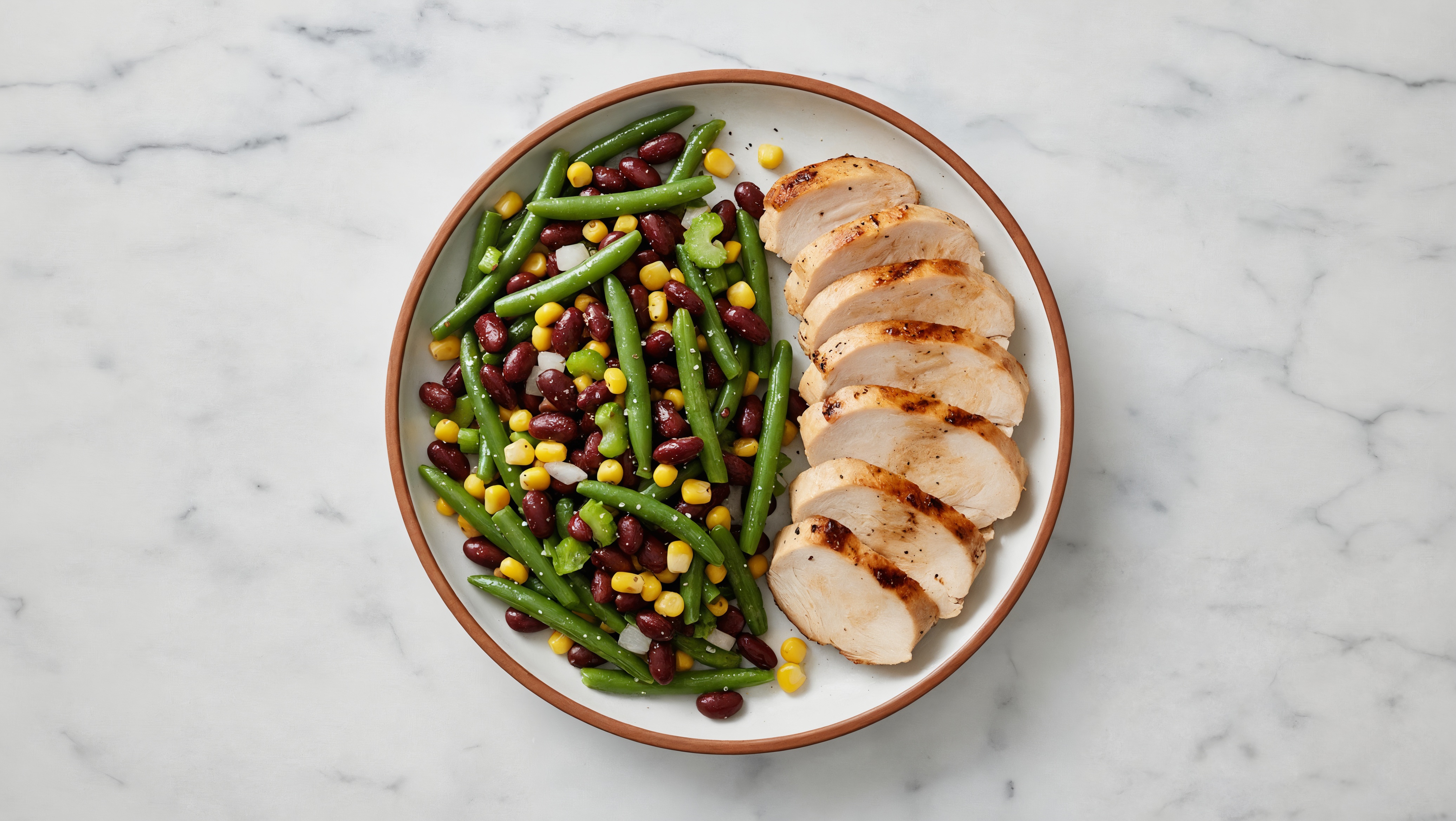 Turkey Tenderloin with Organic Green Bean Salad