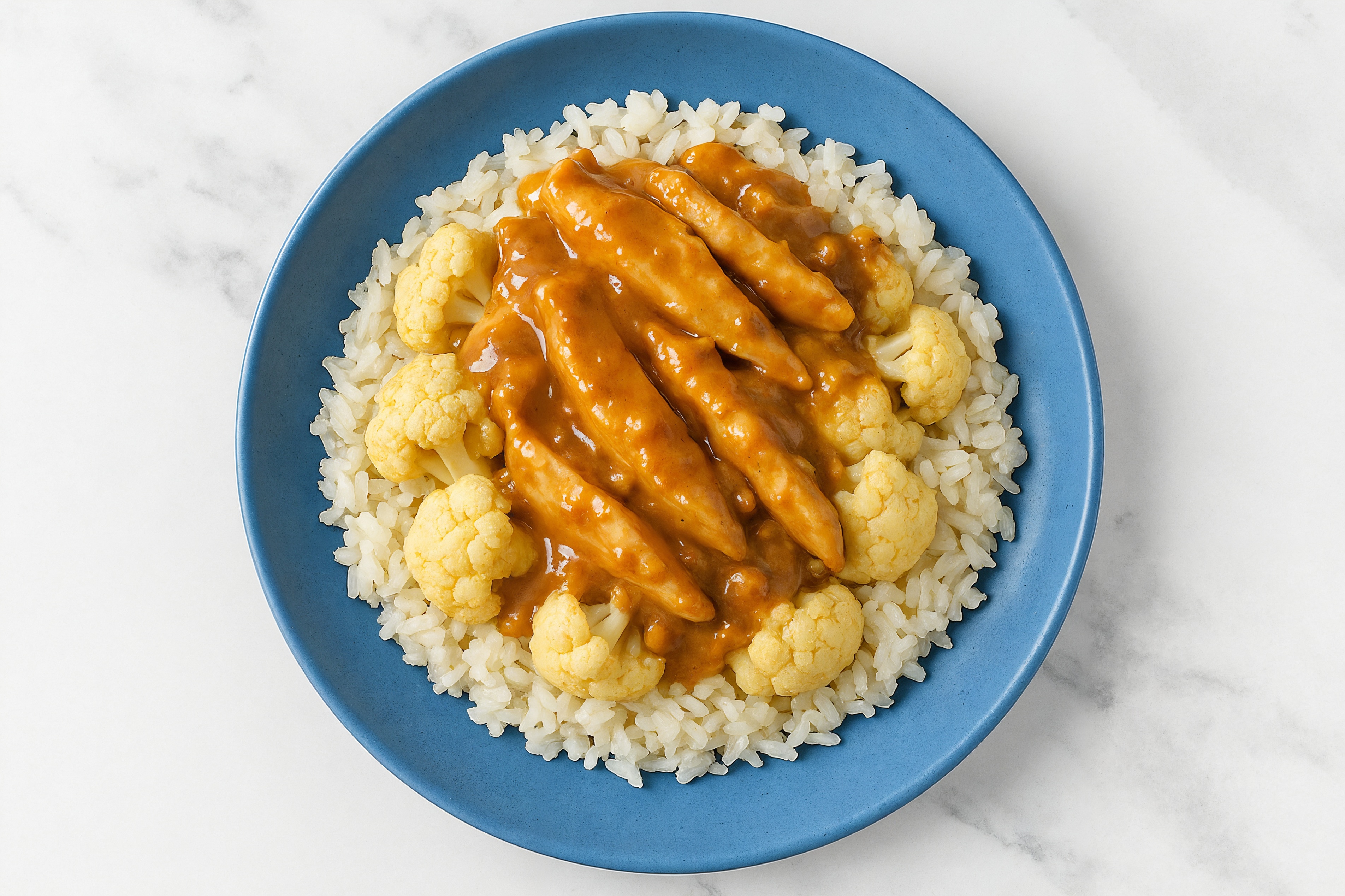 Thai Peanut Chicken + Cauliflower Long Grain White Rice Bowl