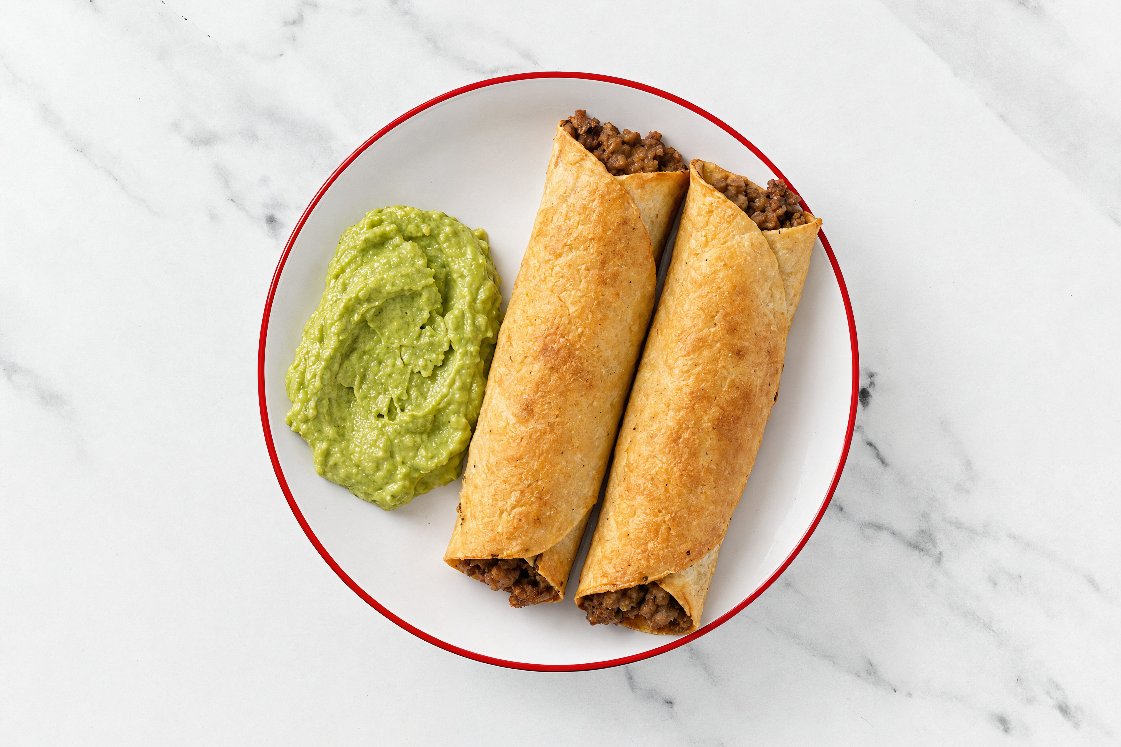 Savory Ground Bison + Bean Burrito