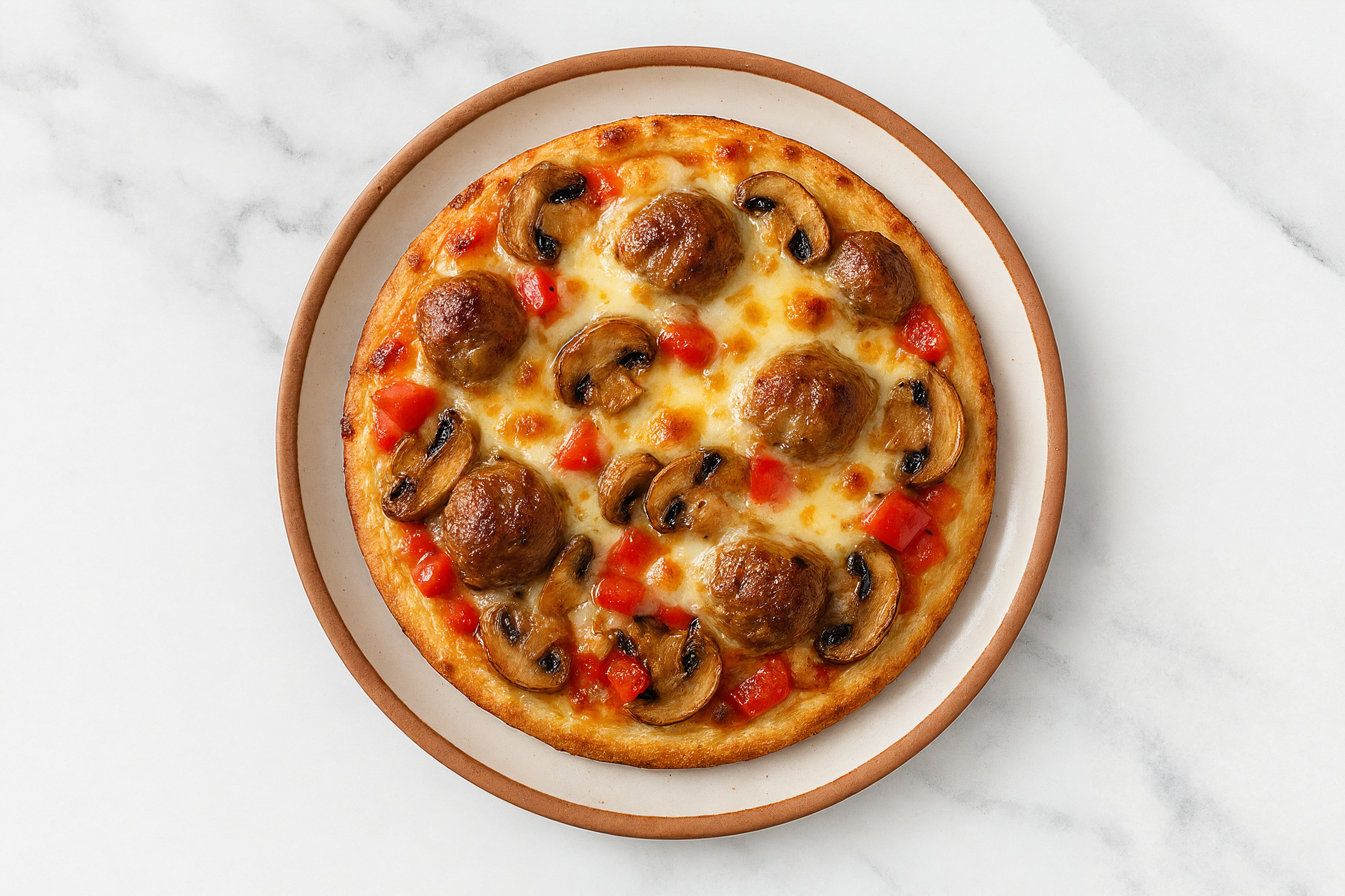 Herby Meatball Cheesesteak Gluten-Free Pizza Crusts