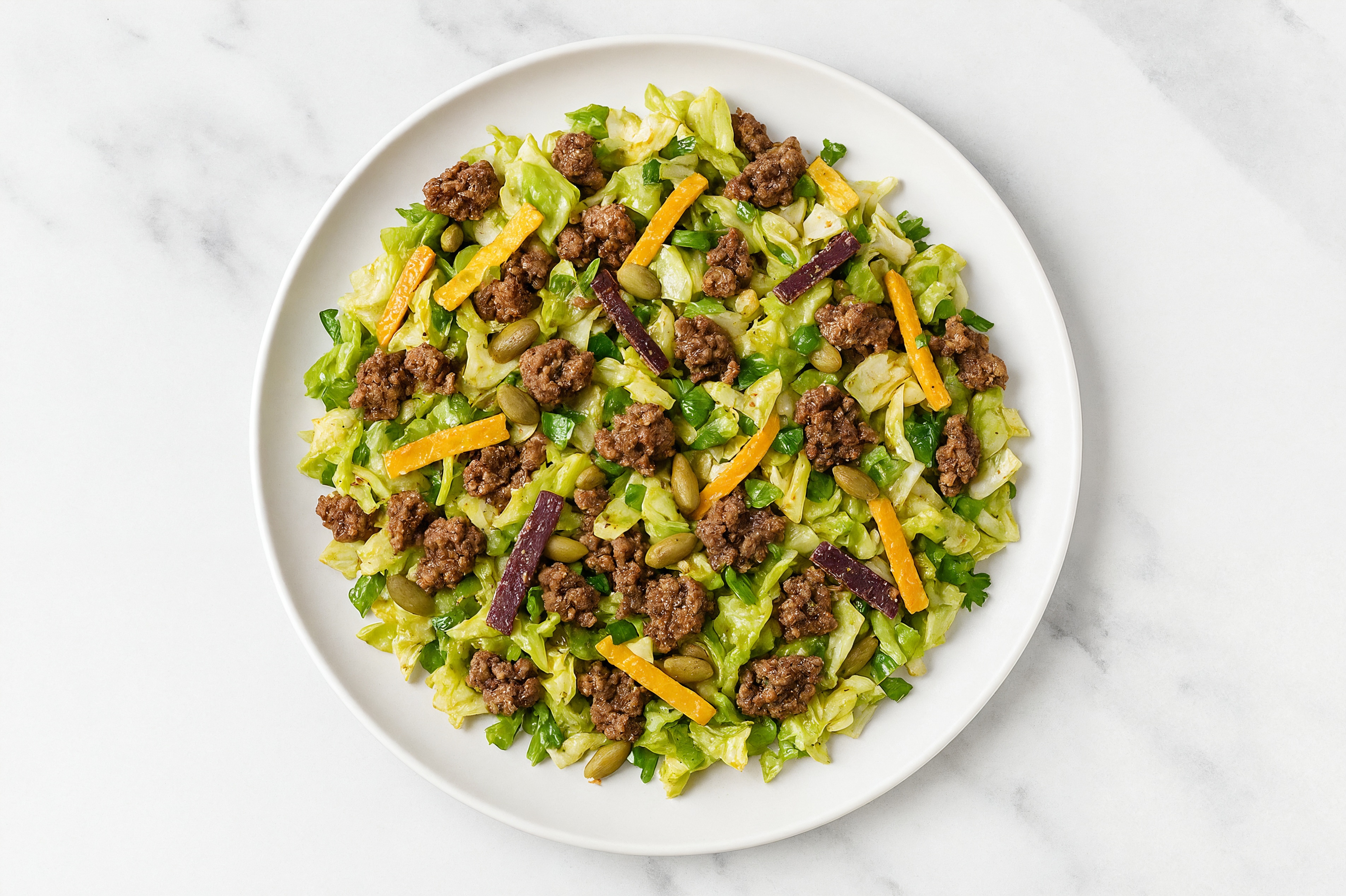 Southwest Salad with Ground Bison