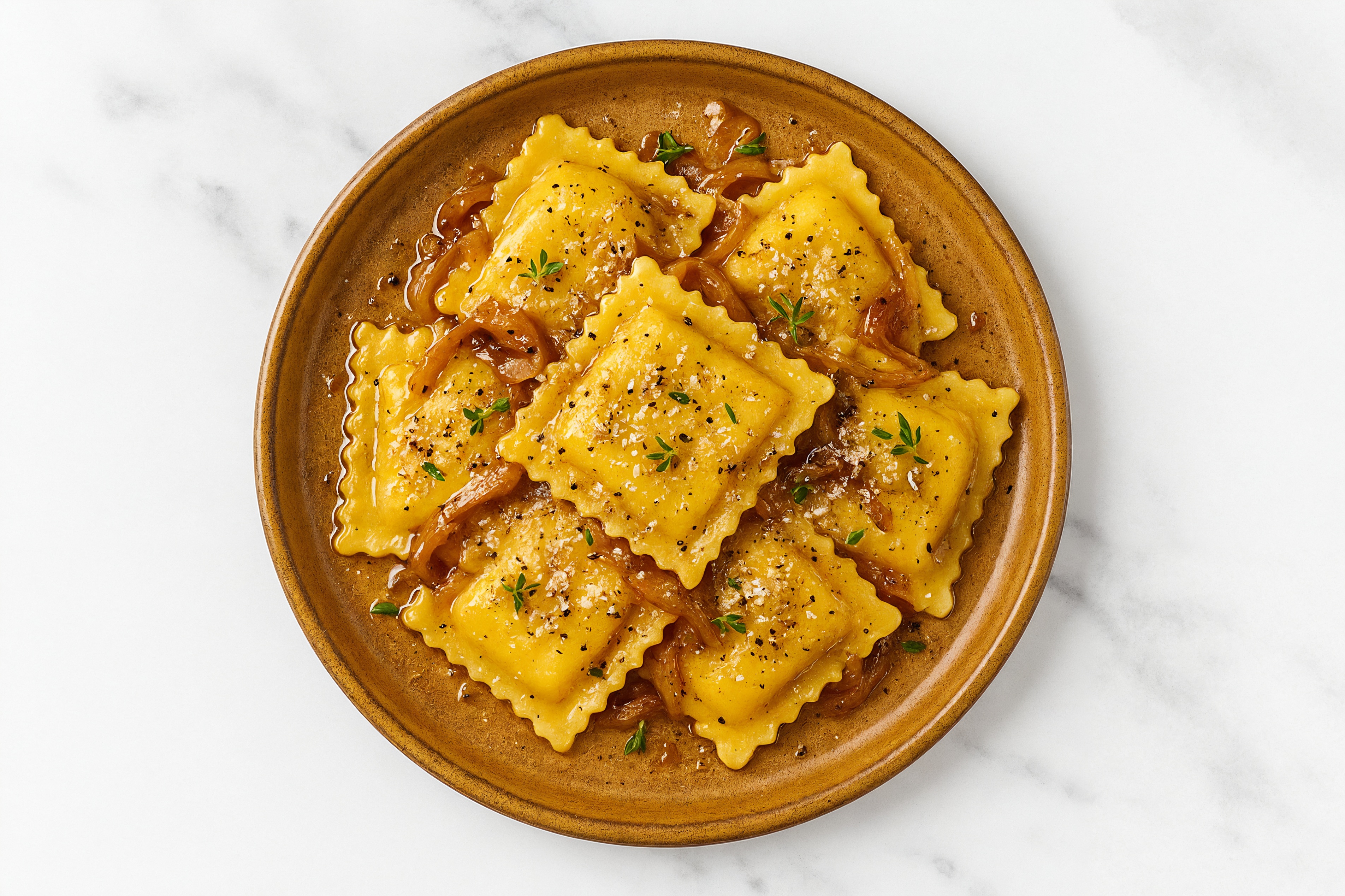 Caramelized Onion Butternut Squash Ravioli