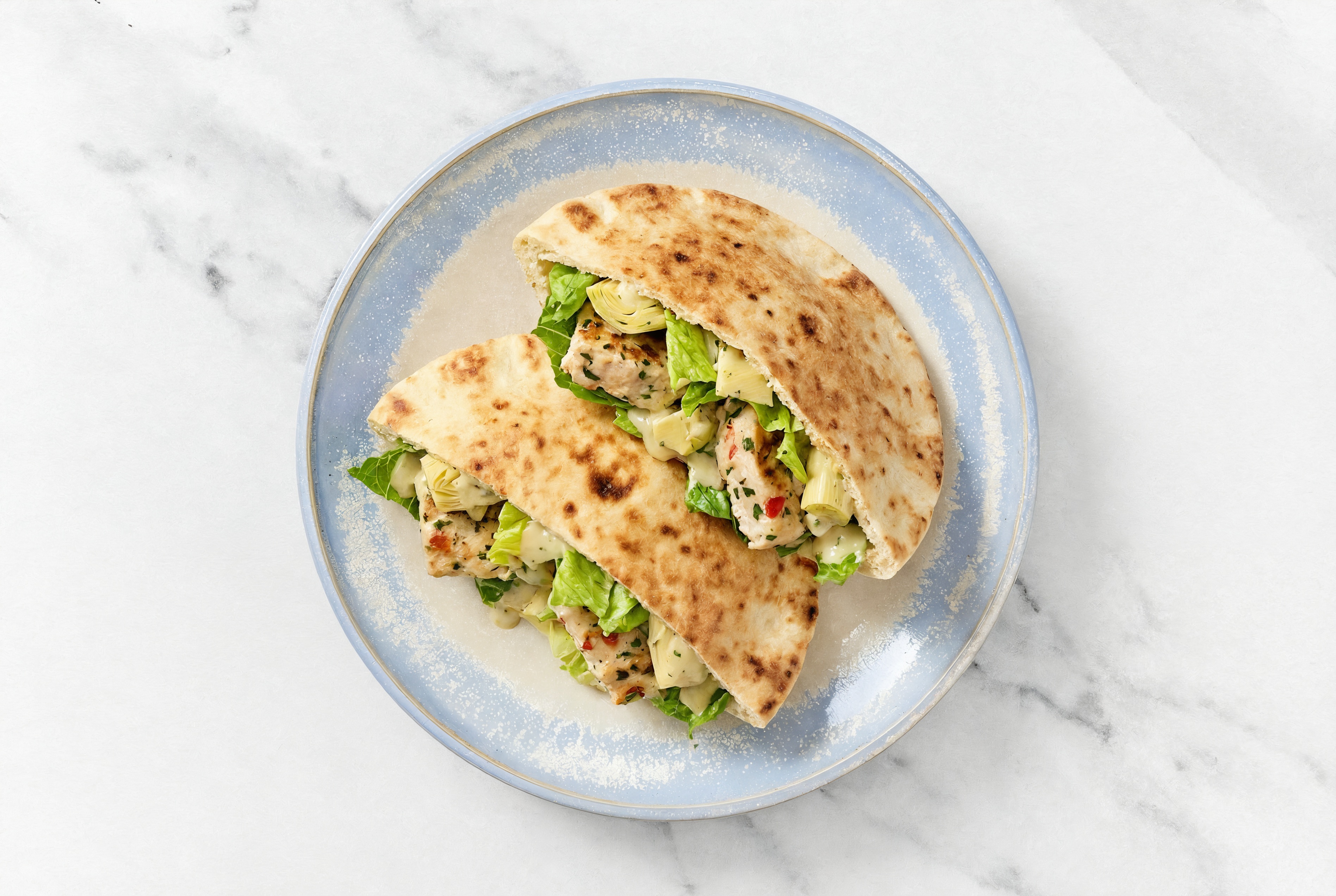  Tangy Bruschetta Chicken + Artichoke Traditional Pita