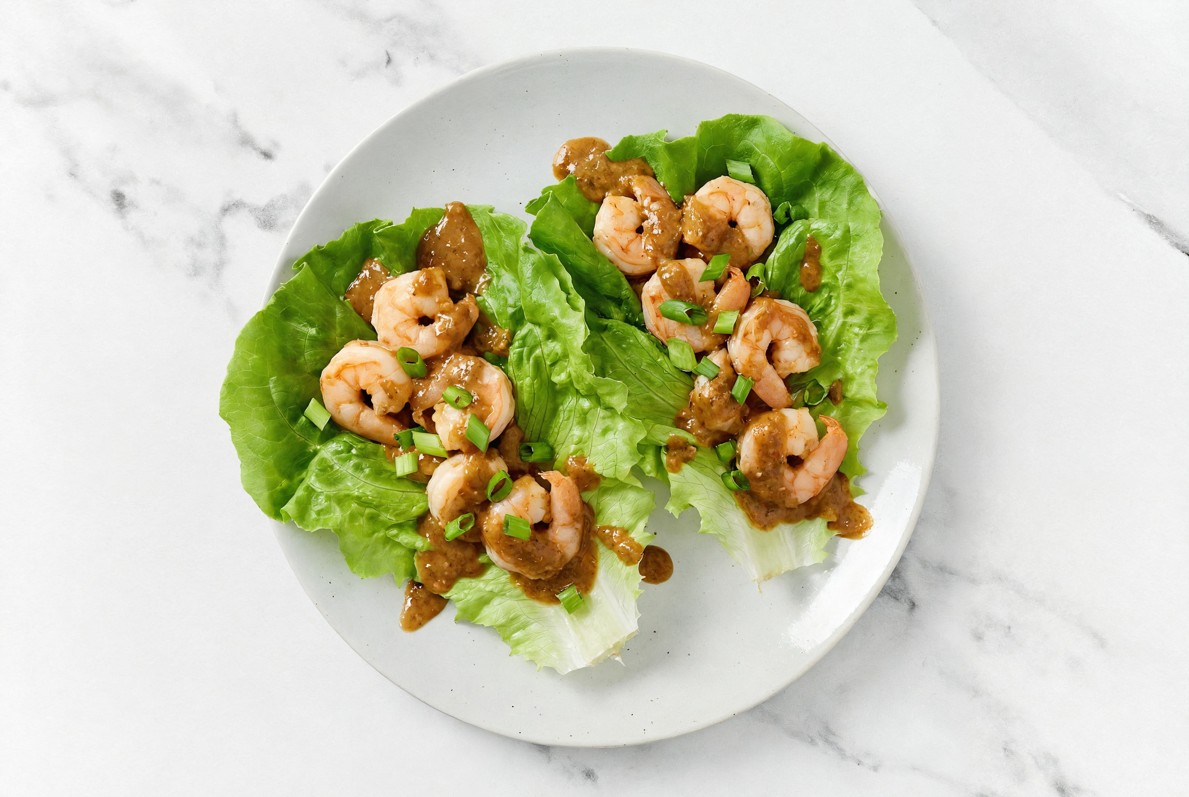 Hearty Simplest Thai Peanut Shrimp Lettuce Cups