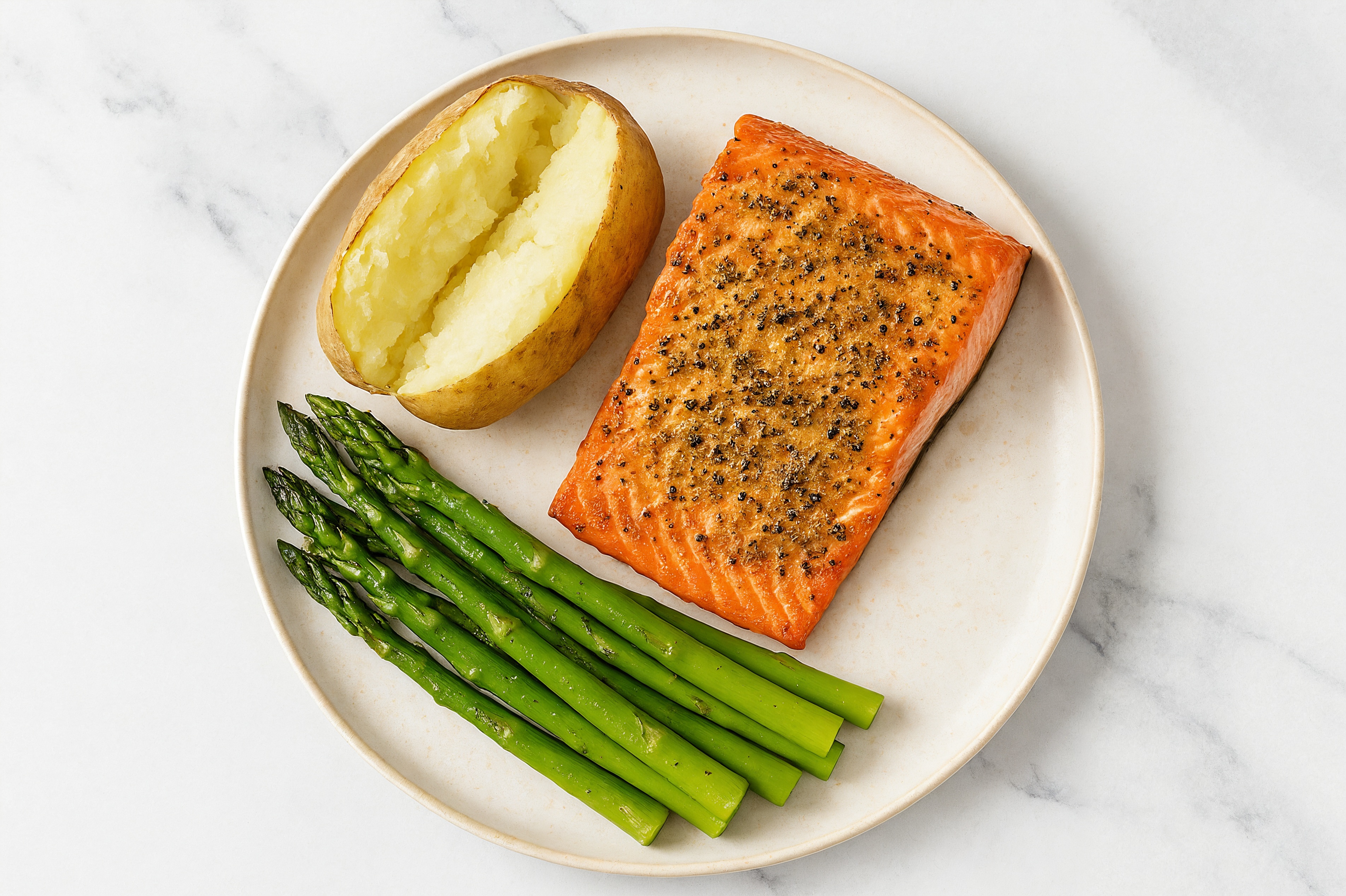  Ranch Roasted Wild Salmon + Asparagus