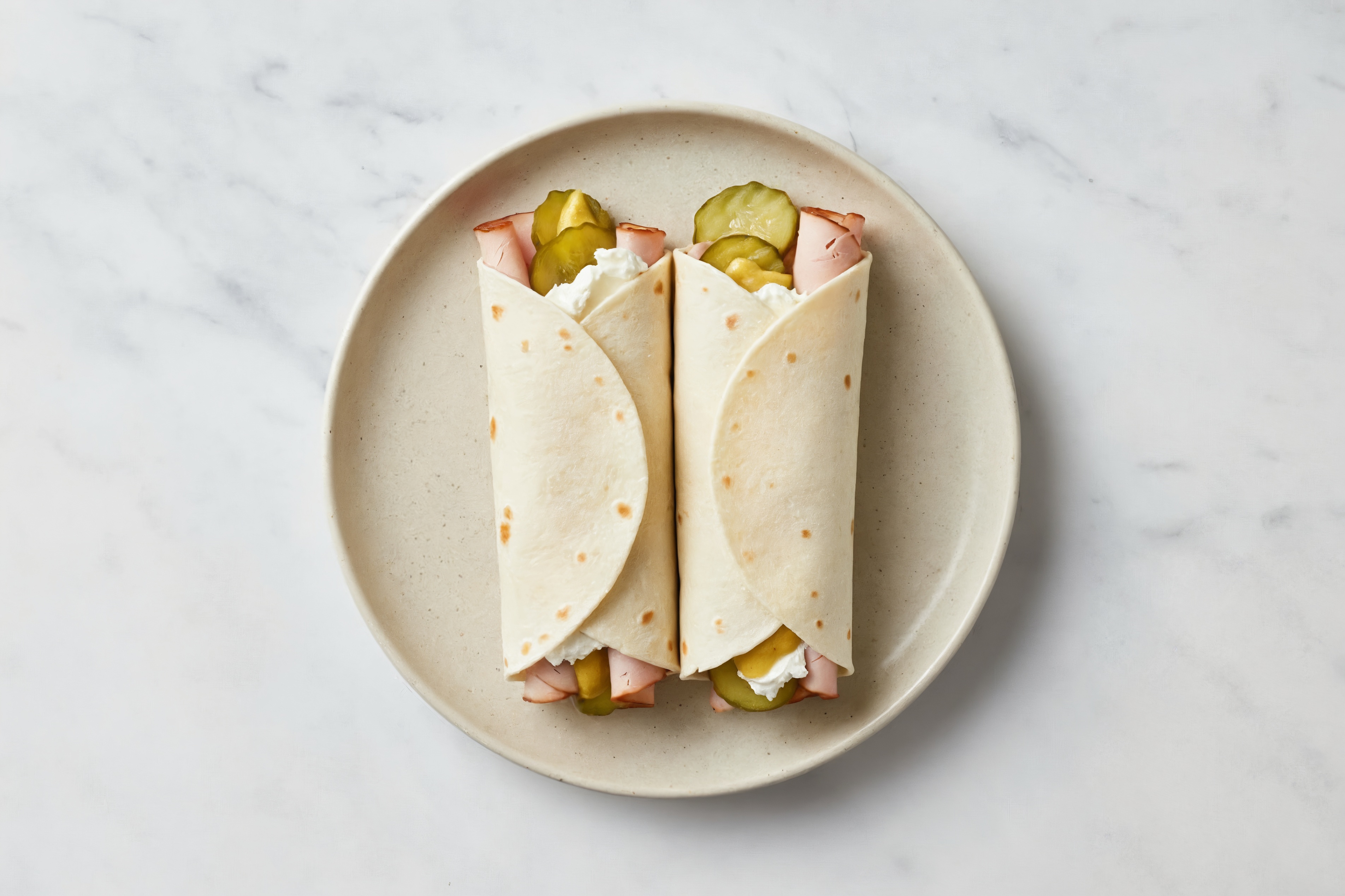 Pickle Roll-Ups with Oven Roasted Turkey Breast