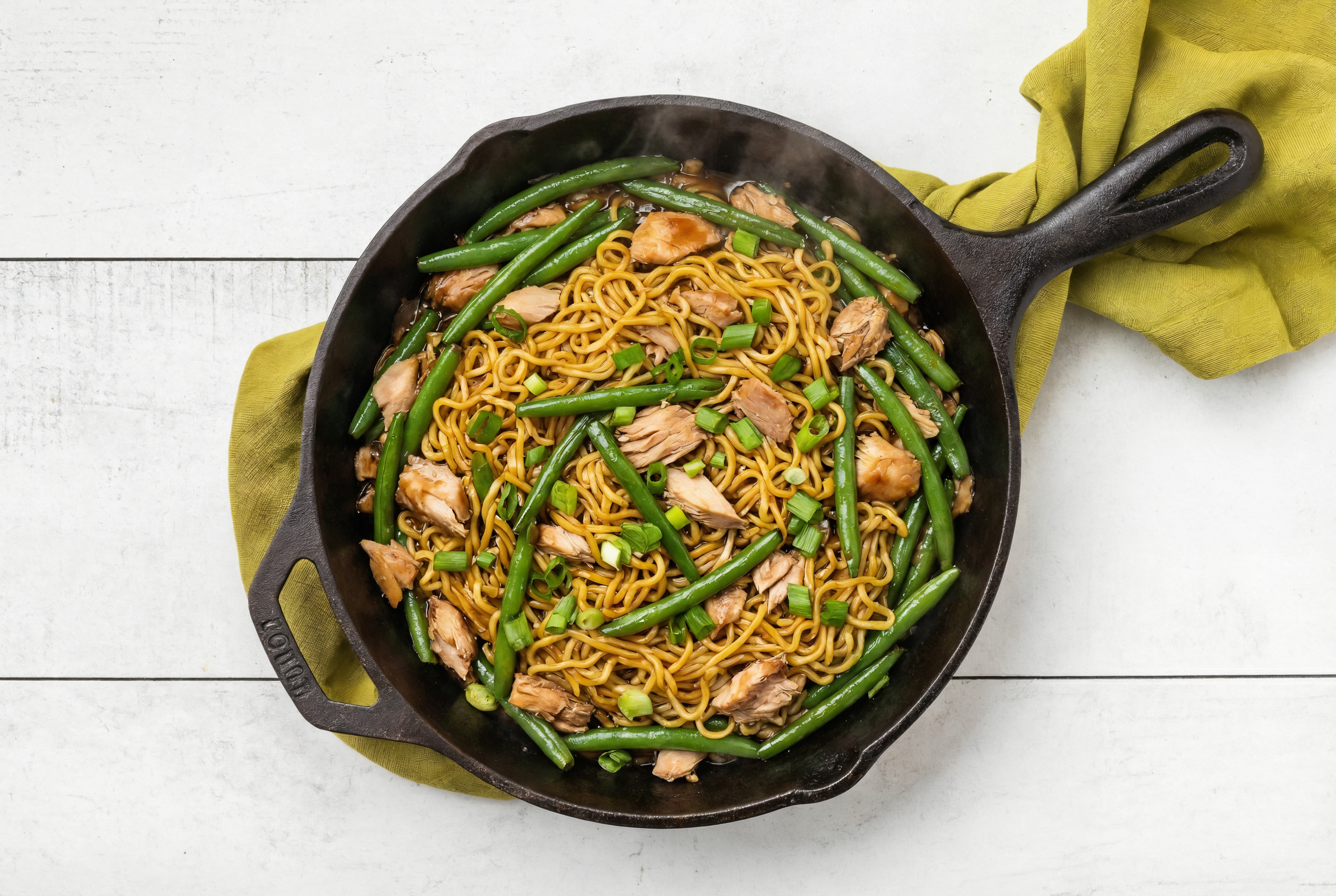 Albacore Tuna + Green Bean Teriyaki Ramen