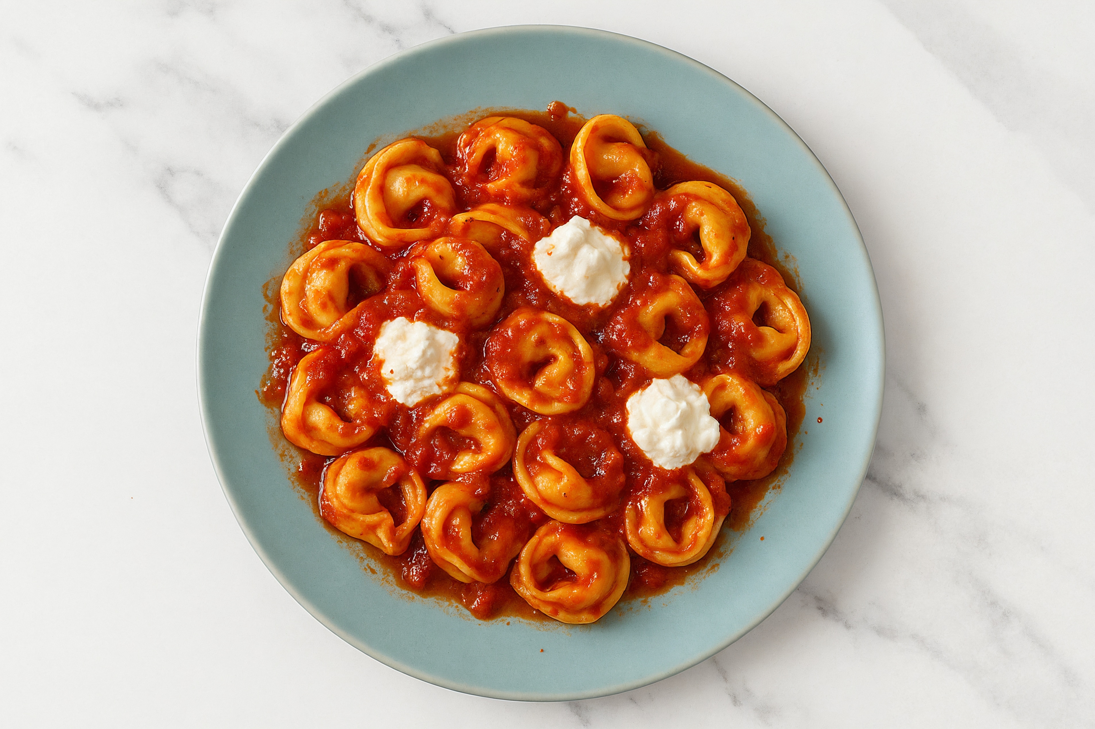 Cheese Tortelloni + Ricotta Marinara