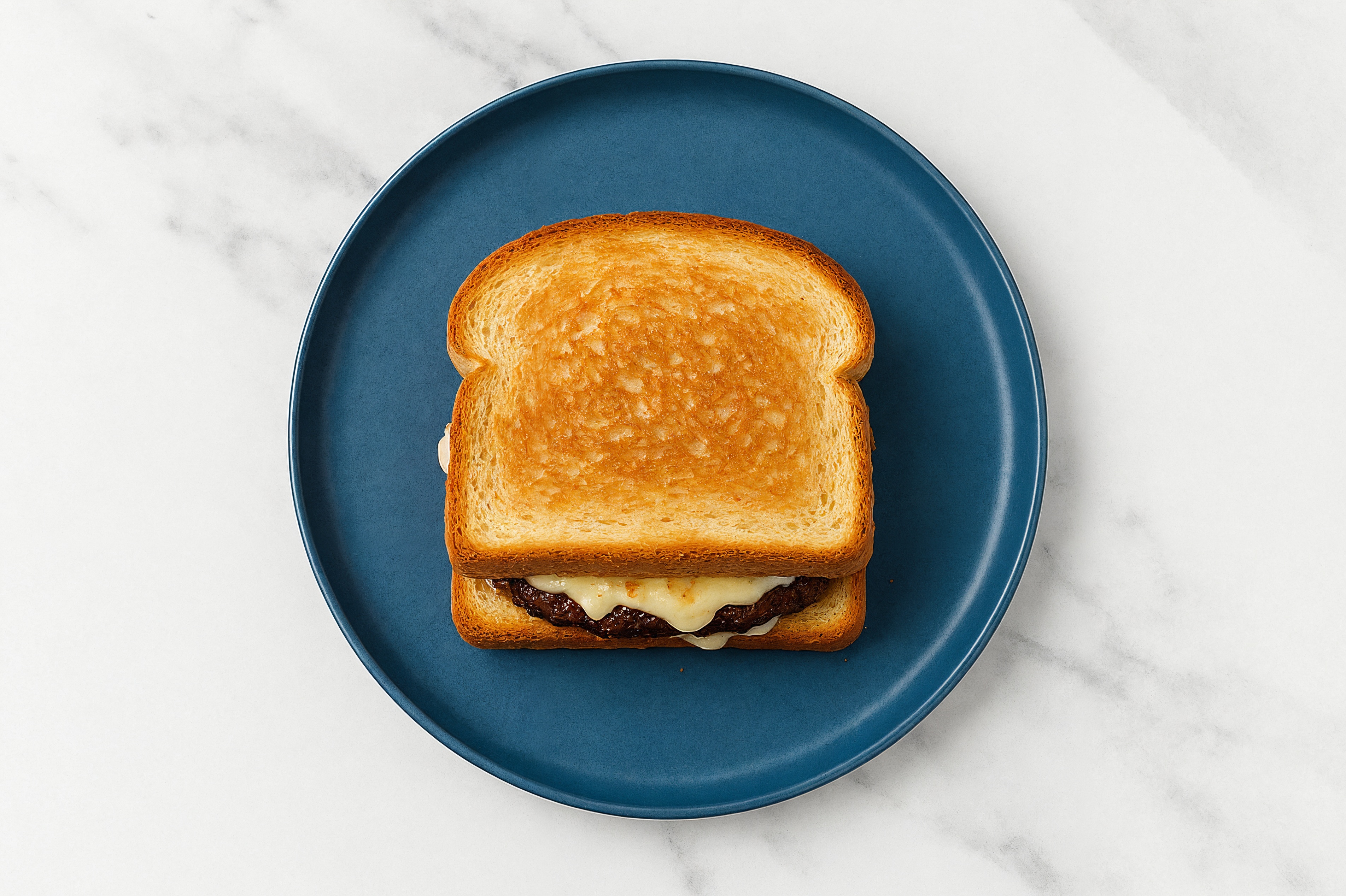 "Mozzarella" Wagyu Beef Burger on GF Bread with French Onion Sauce