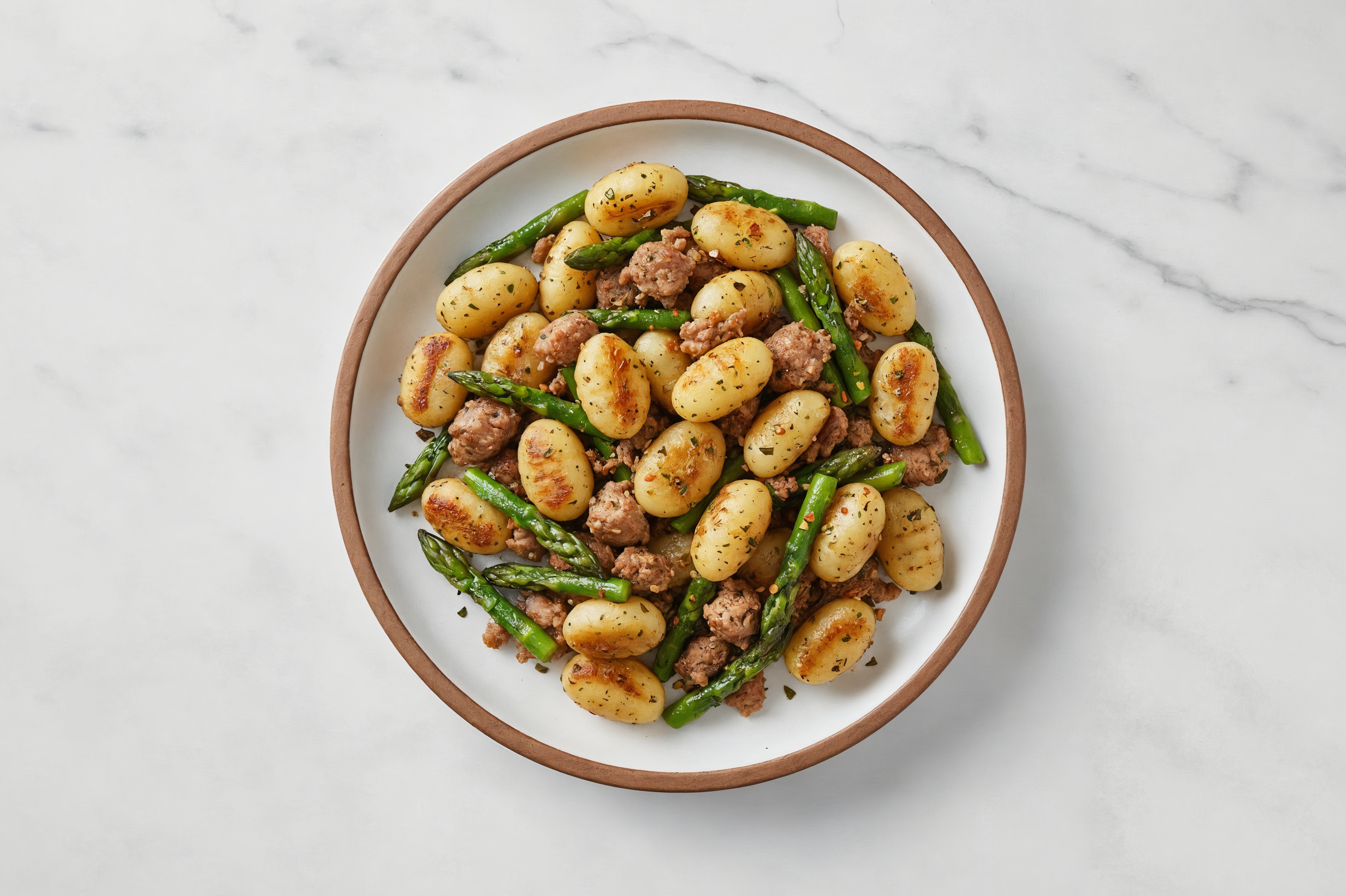 Spicy Garlic Sausage n' Veggie Gnocchi